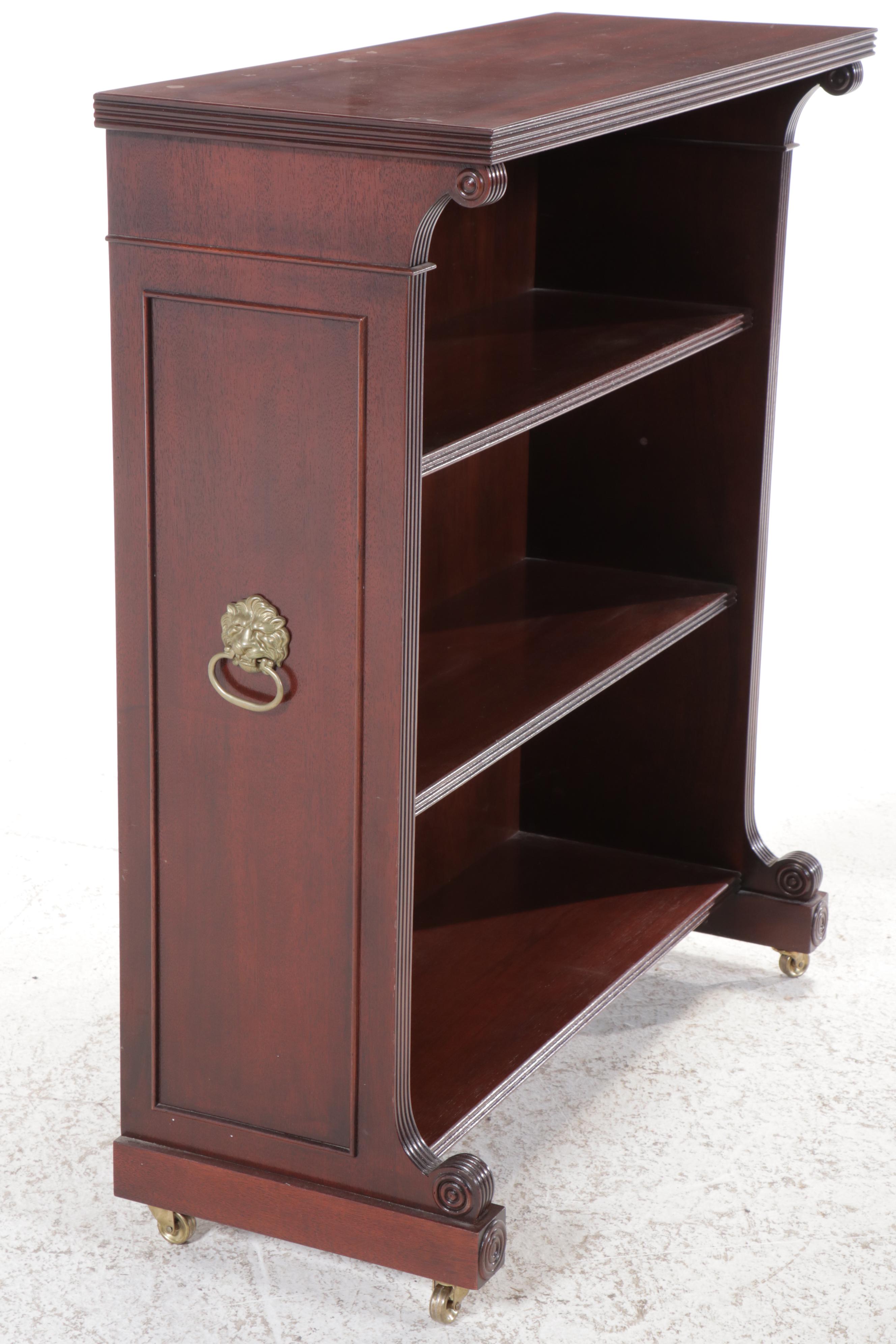 Georgian Style Mahogany Bookcase, 20th Century