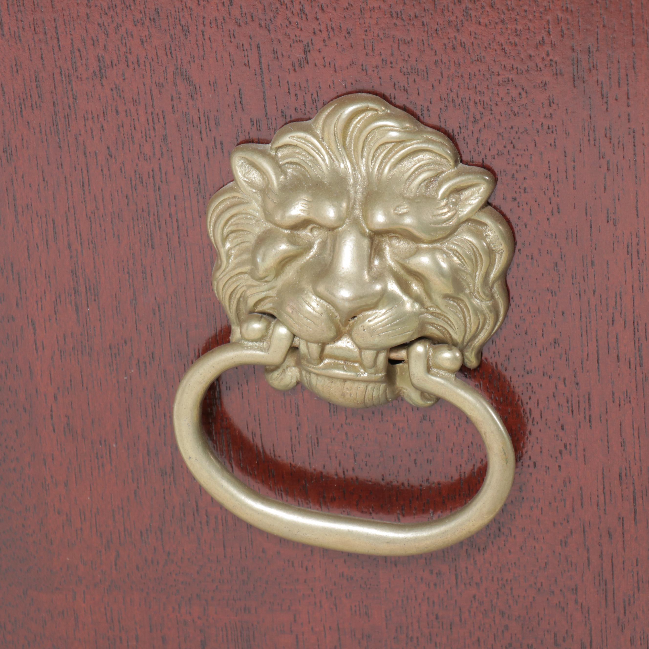Georgian Style Mahogany Bookcase, 20th Century