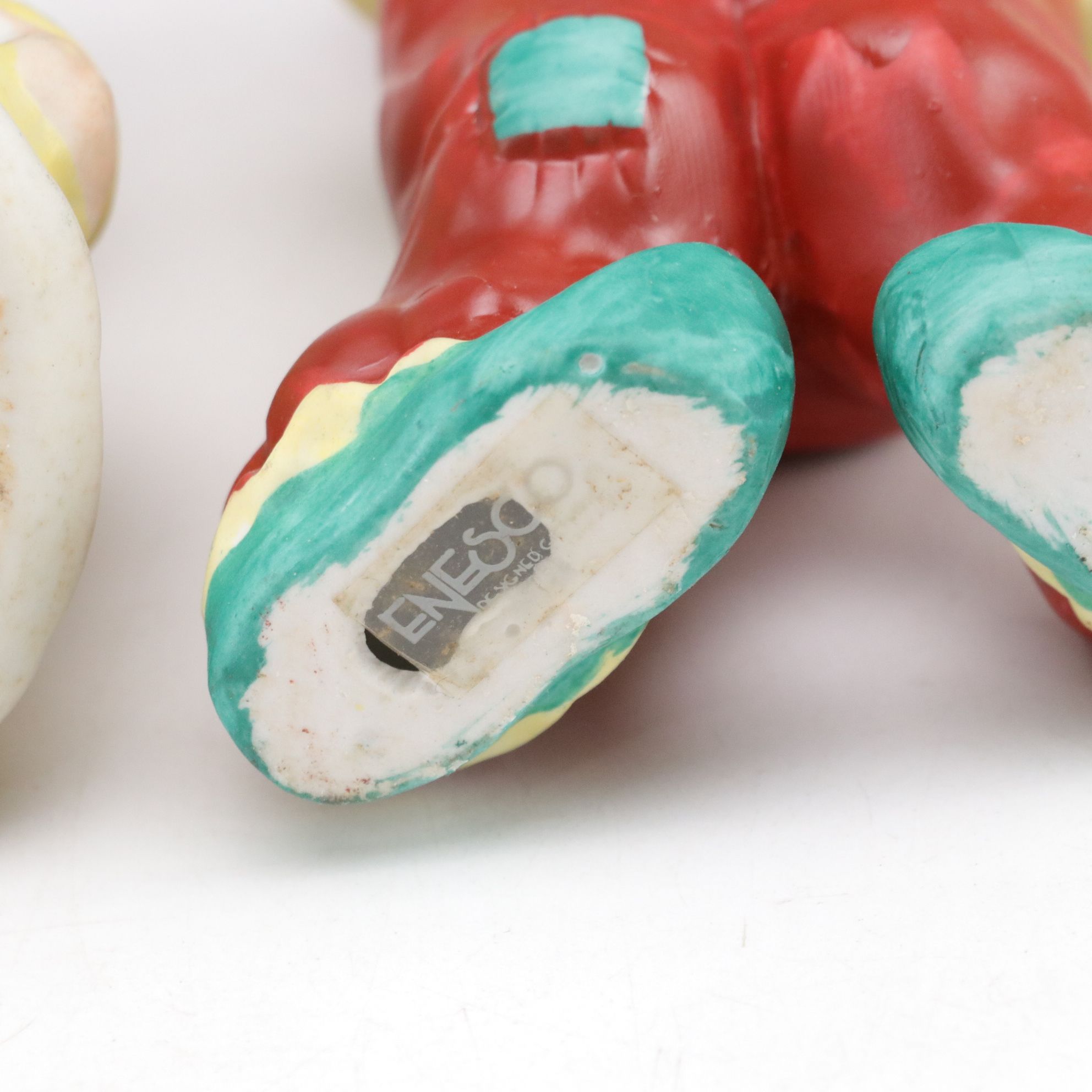 Hand-Painted Bisque Clown Figurine & Music Box Collection