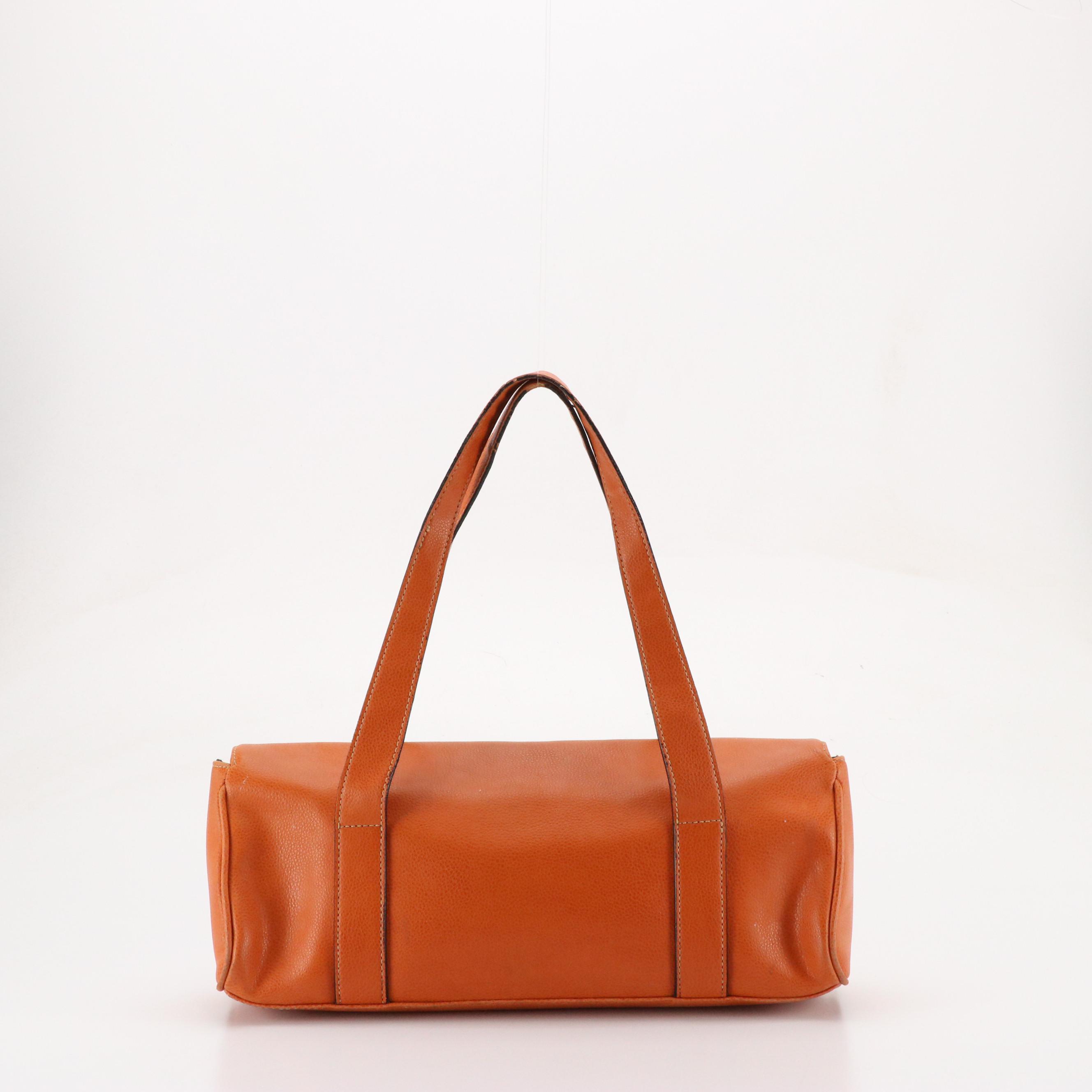 Orange Leather Shoulder and Sling Bags from Vera Pelle, Tory Burch and Tod's