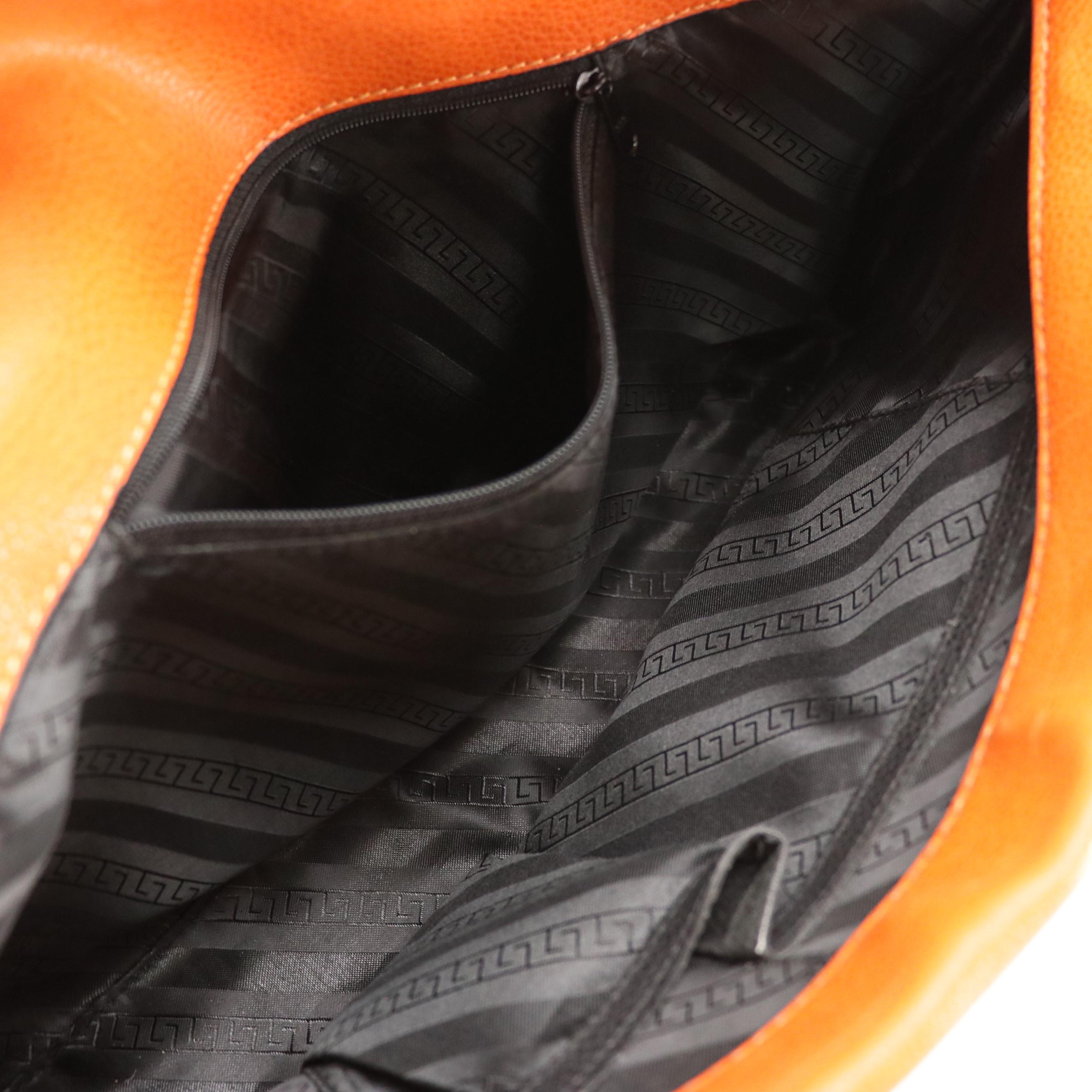 Orange Leather Shoulder and Sling Bags from Vera Pelle, Tory Burch and Tod's