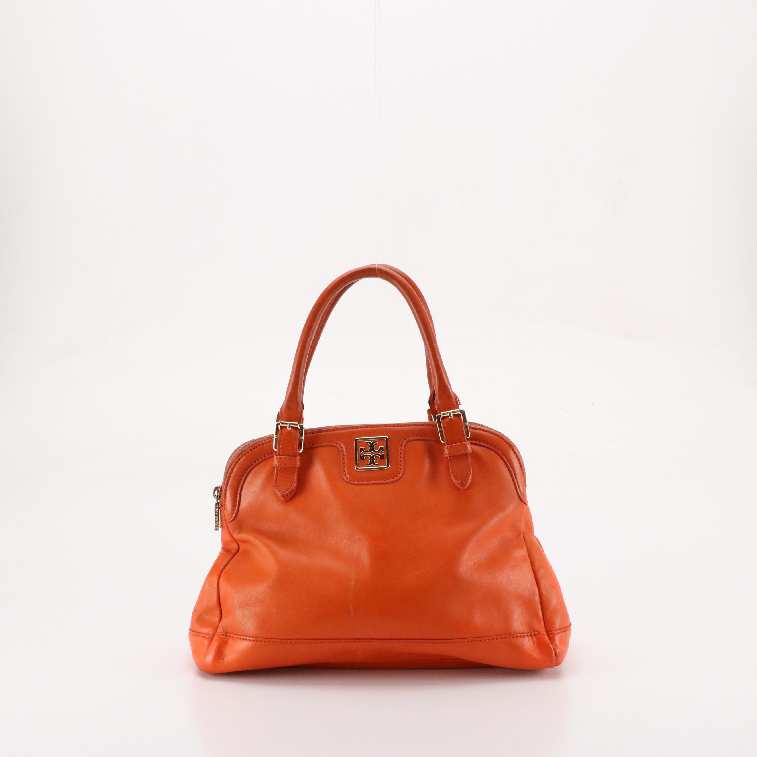 Orange Leather Shoulder and Sling Bags from Vera Pelle, Tory Burch and Tod's