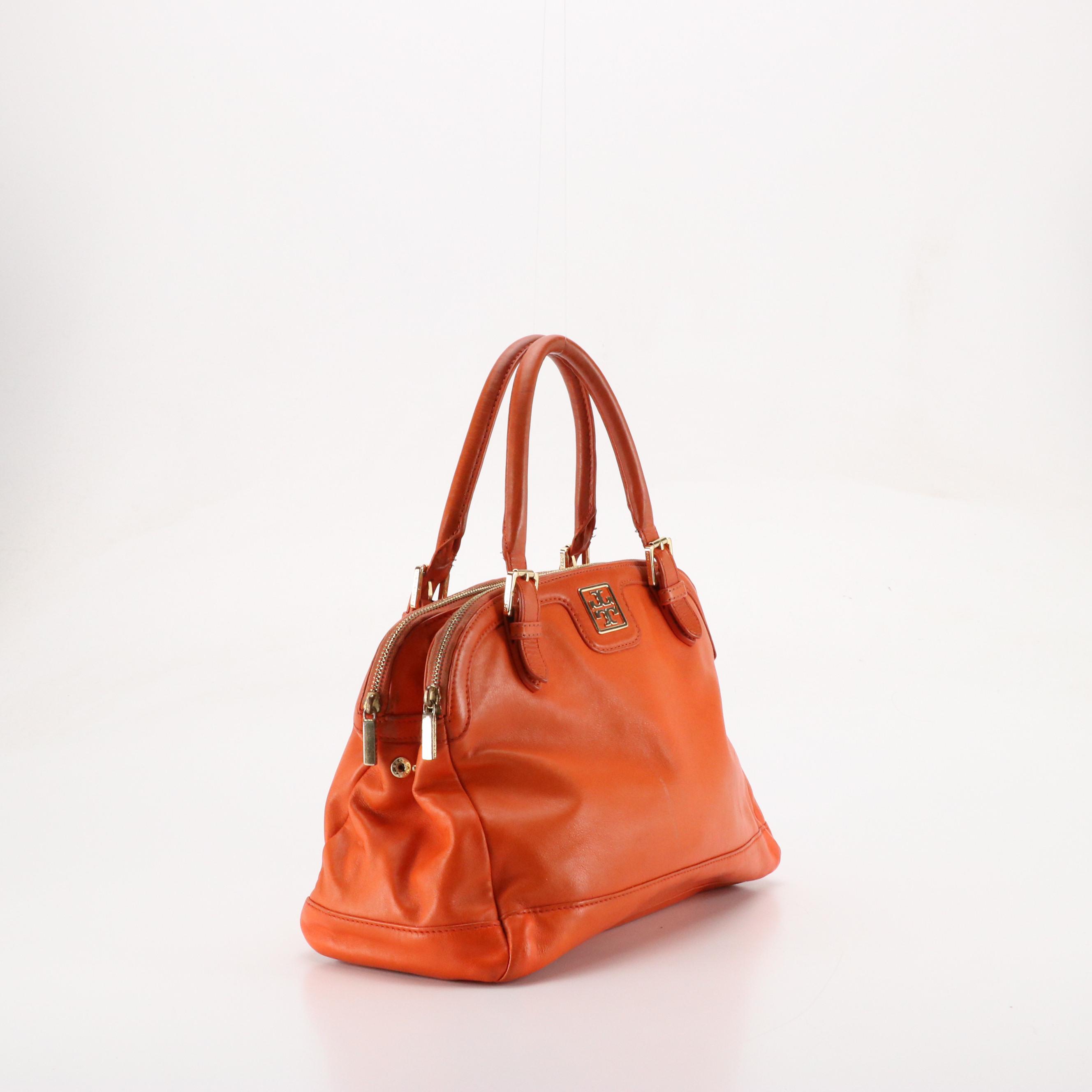 Orange Leather Shoulder and Sling Bags from Vera Pelle, Tory Burch and Tod's
