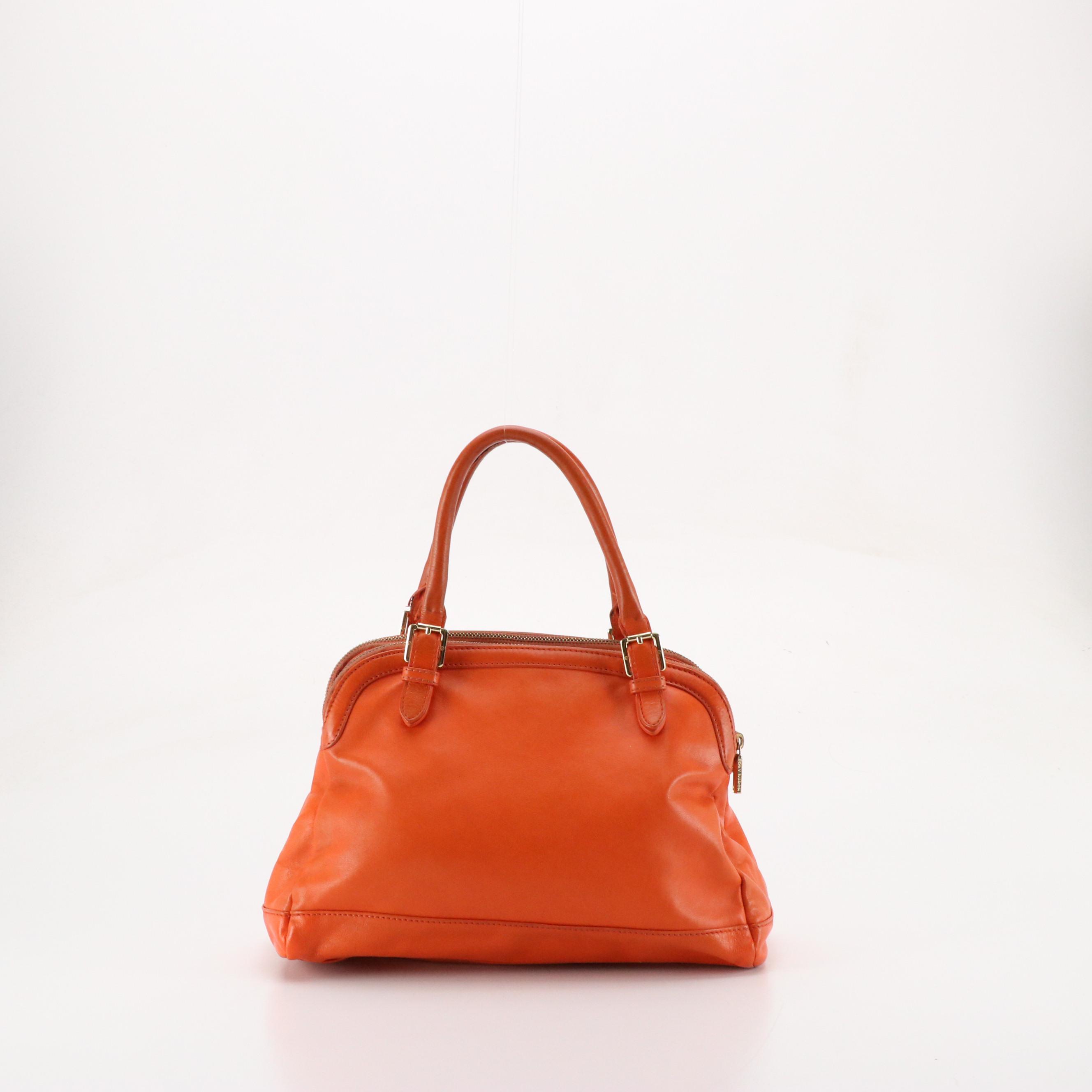 Orange Leather Shoulder and Sling Bags from Vera Pelle, Tory Burch and Tod's