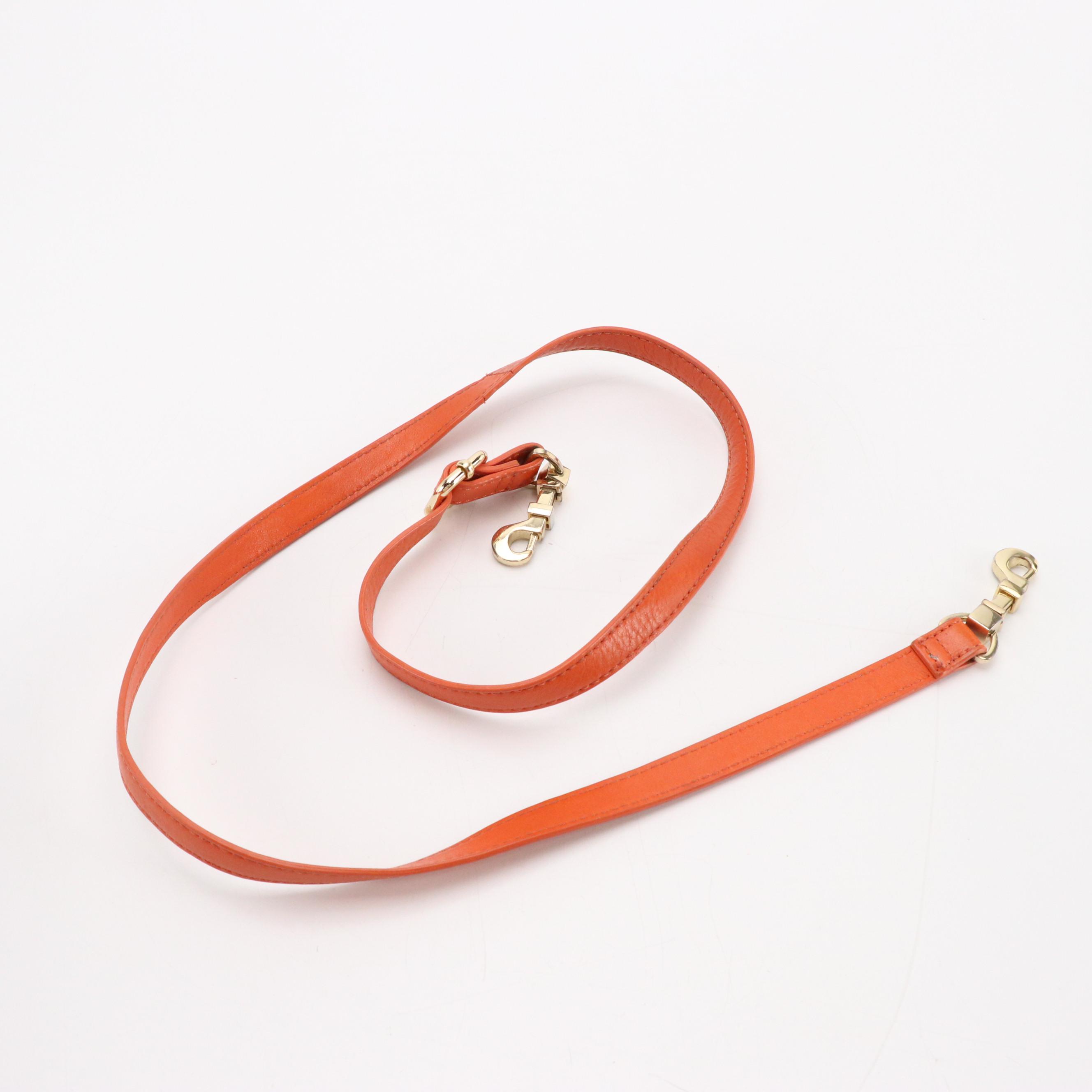 Orange Leather Shoulder and Sling Bags from Vera Pelle, Tory Burch and Tod's