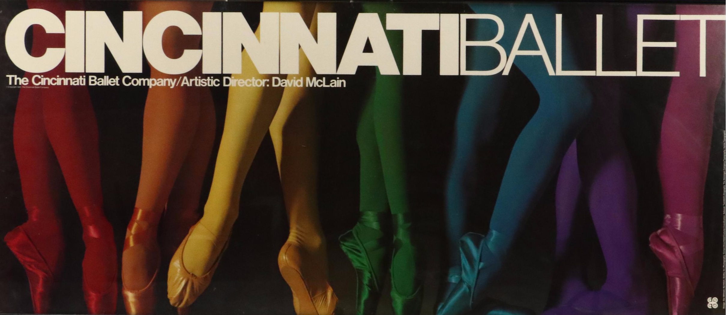 Cincinnati Ballet Offset Lithograph Poster After Corson Hirschfeld, 1981