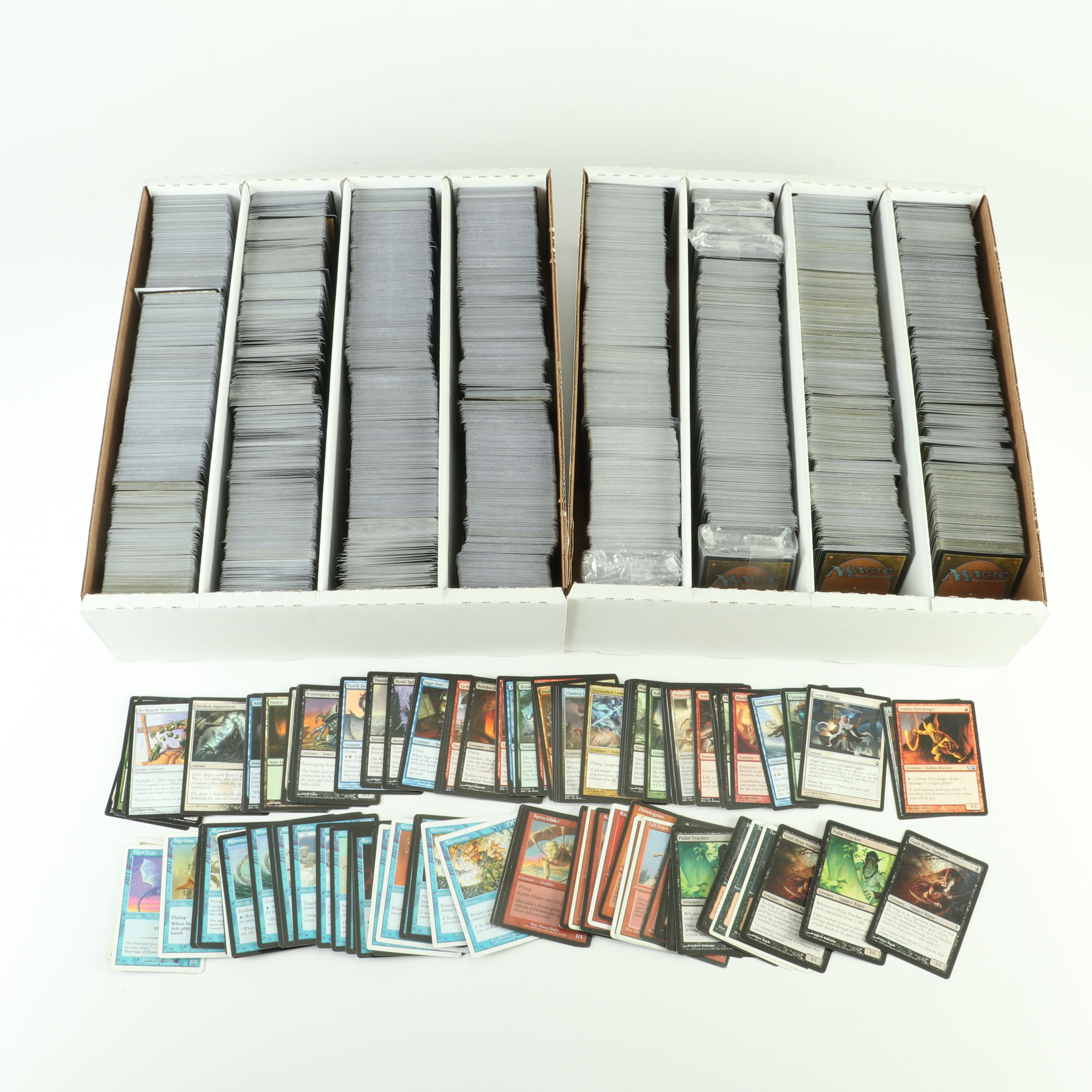 Collection of Over 6,000 Magic the Gathering Trading Cards, 1990s to 2020s