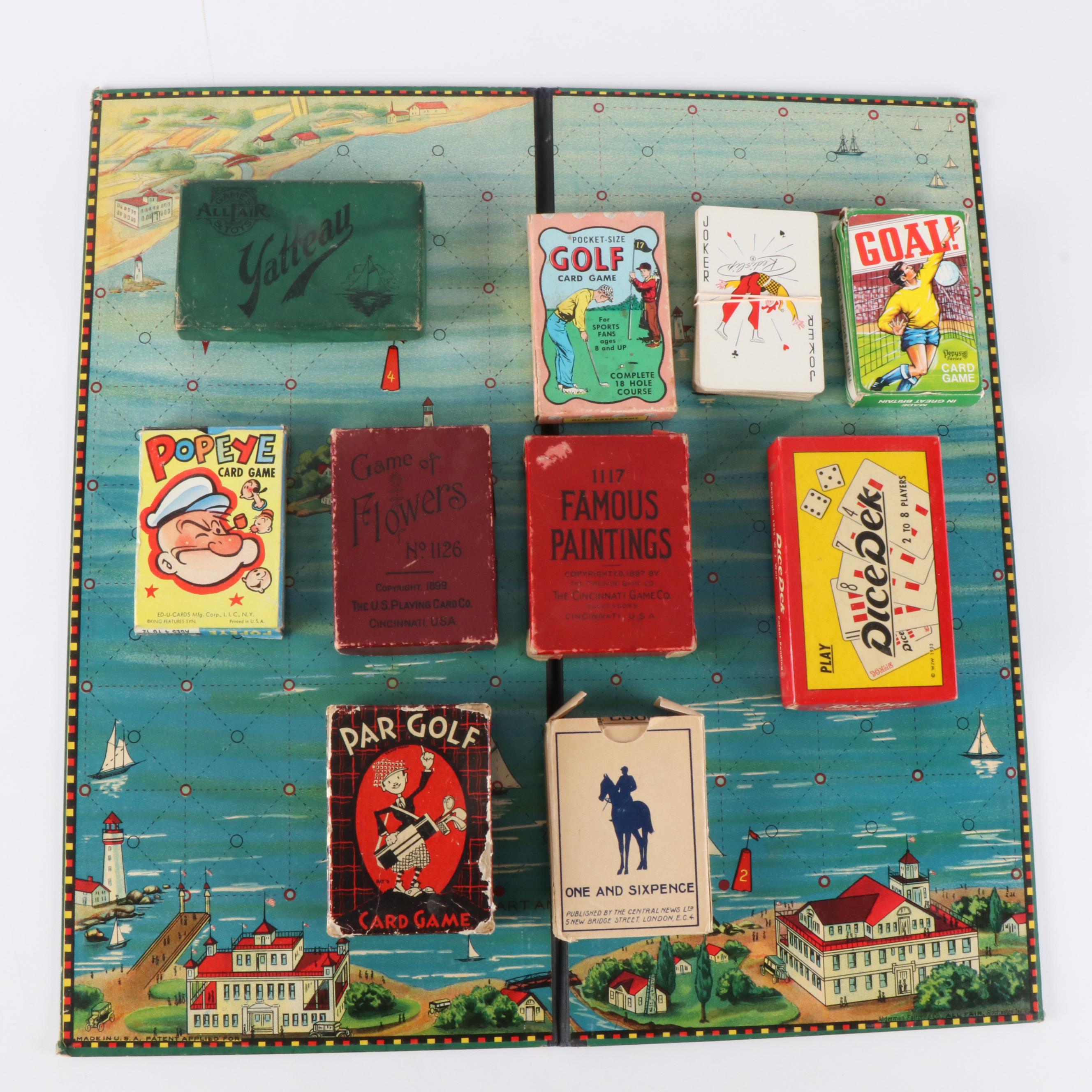 Vintage and Antique Pocket Playing Card Games