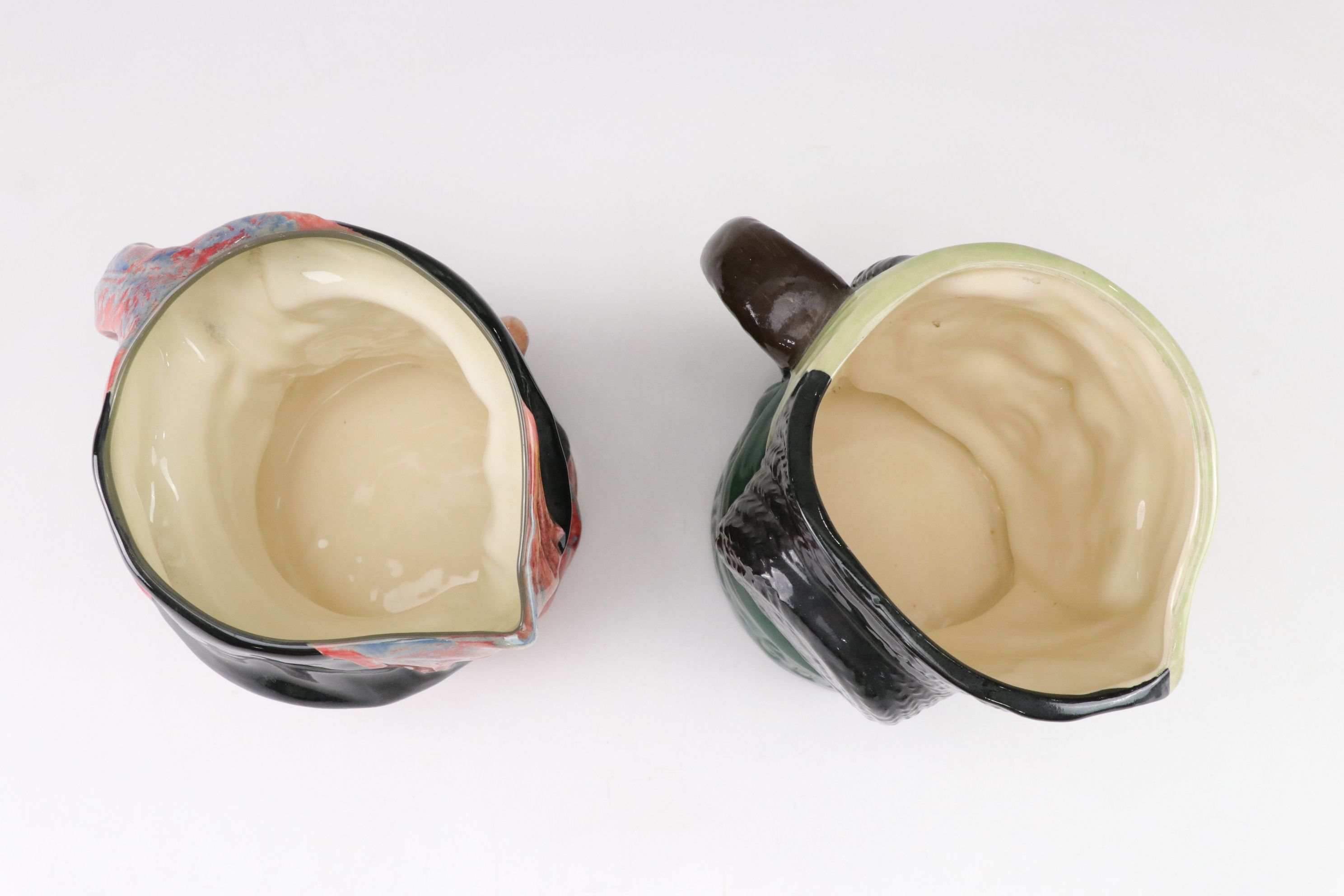 Royal Doulton Toby Jugs with "The Red Queen" and "Rip Van Winkle"