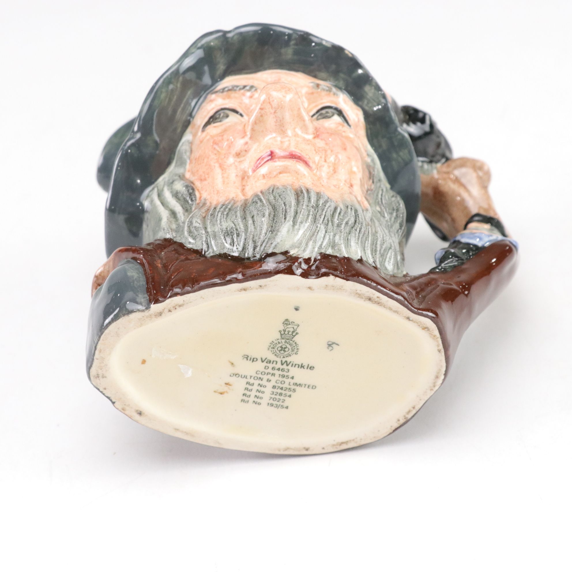 Royal Doulton Toby Jugs with "The Red Queen" and "Rip Van Winkle"