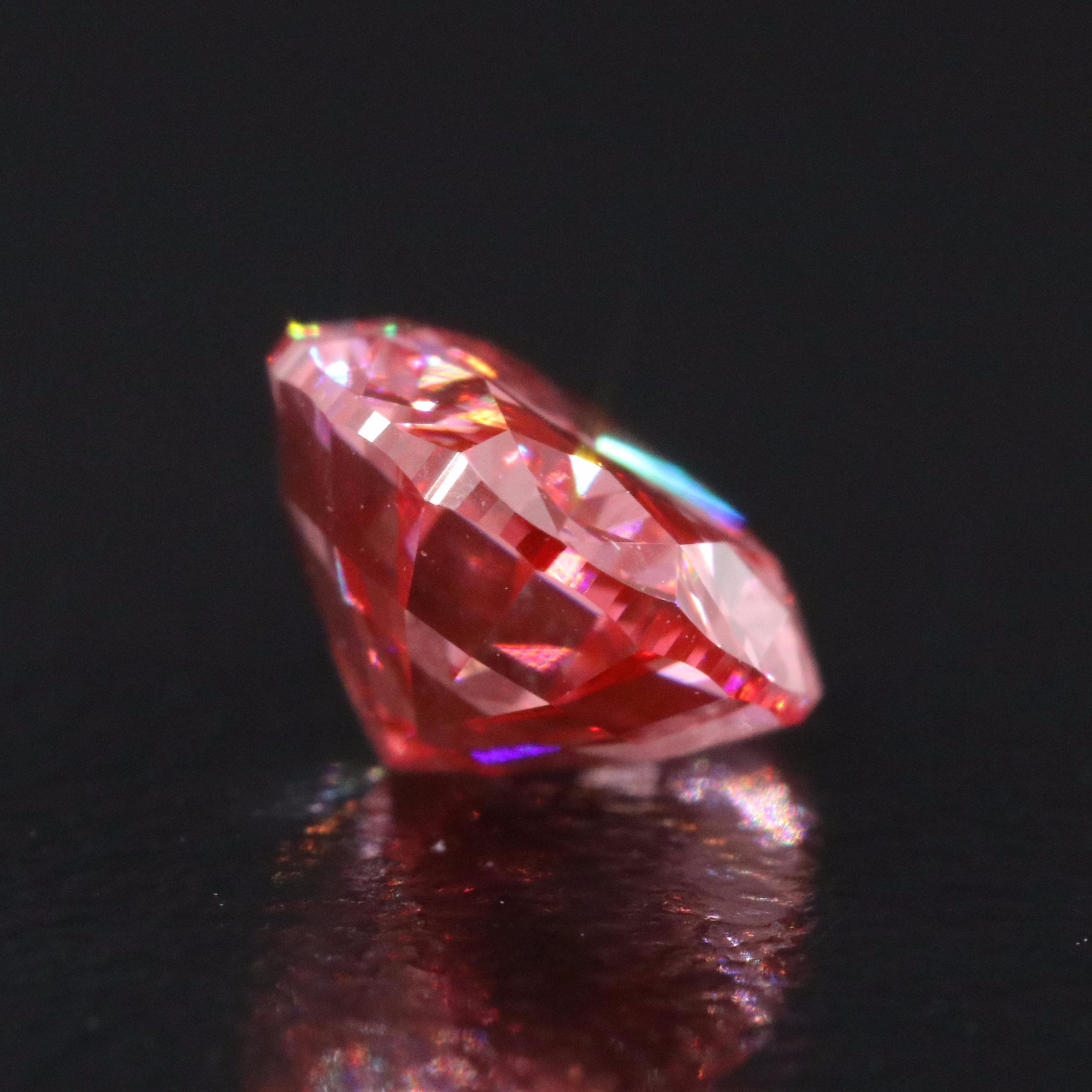 Loose 1.97 CT Lab Grown Fancy Pink Diamond