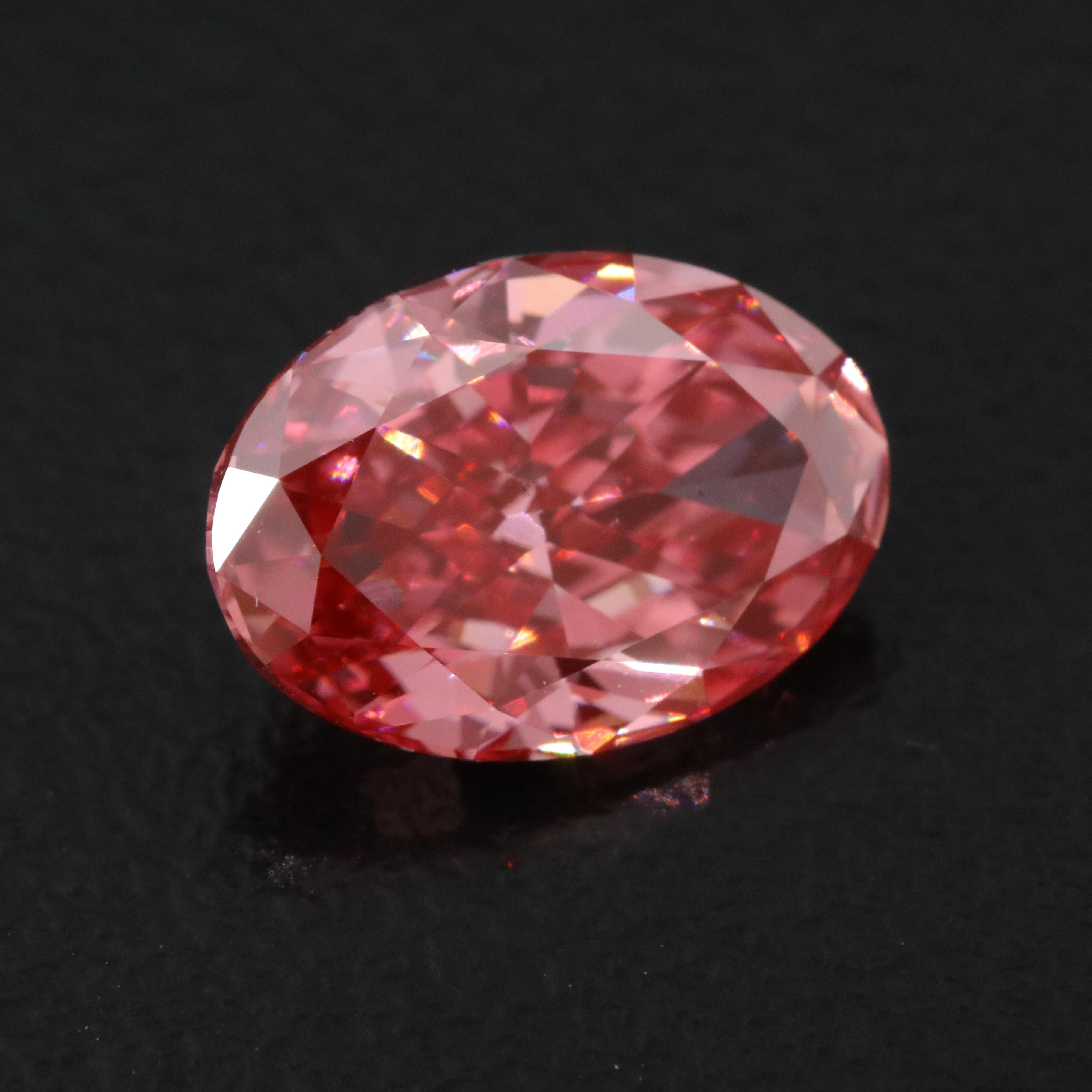 Loose 1.97 CT Lab Grown Fancy Pink Diamond