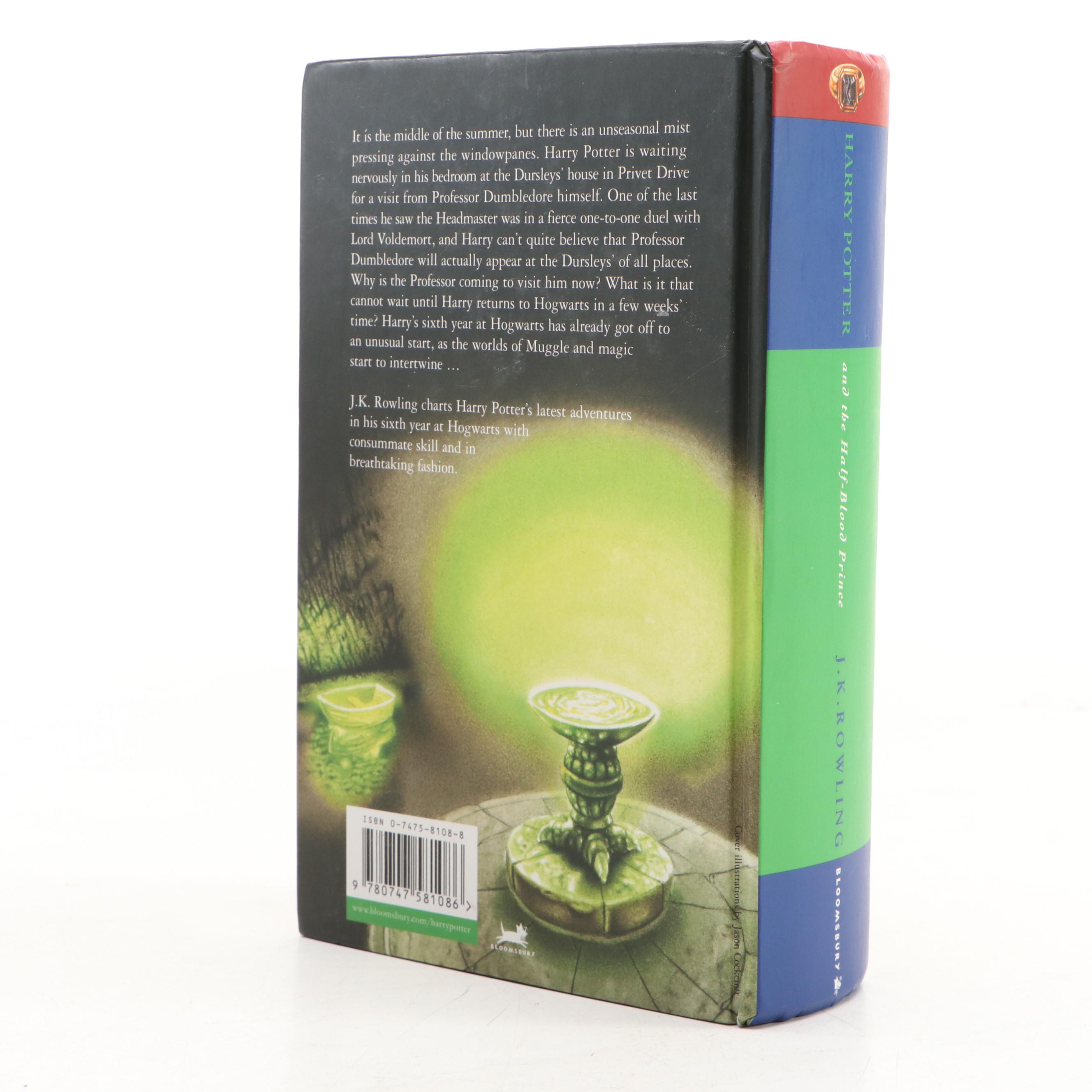 First UK Edition "Harry Potter and the Half-Blood Prince" by J. K. Rowling