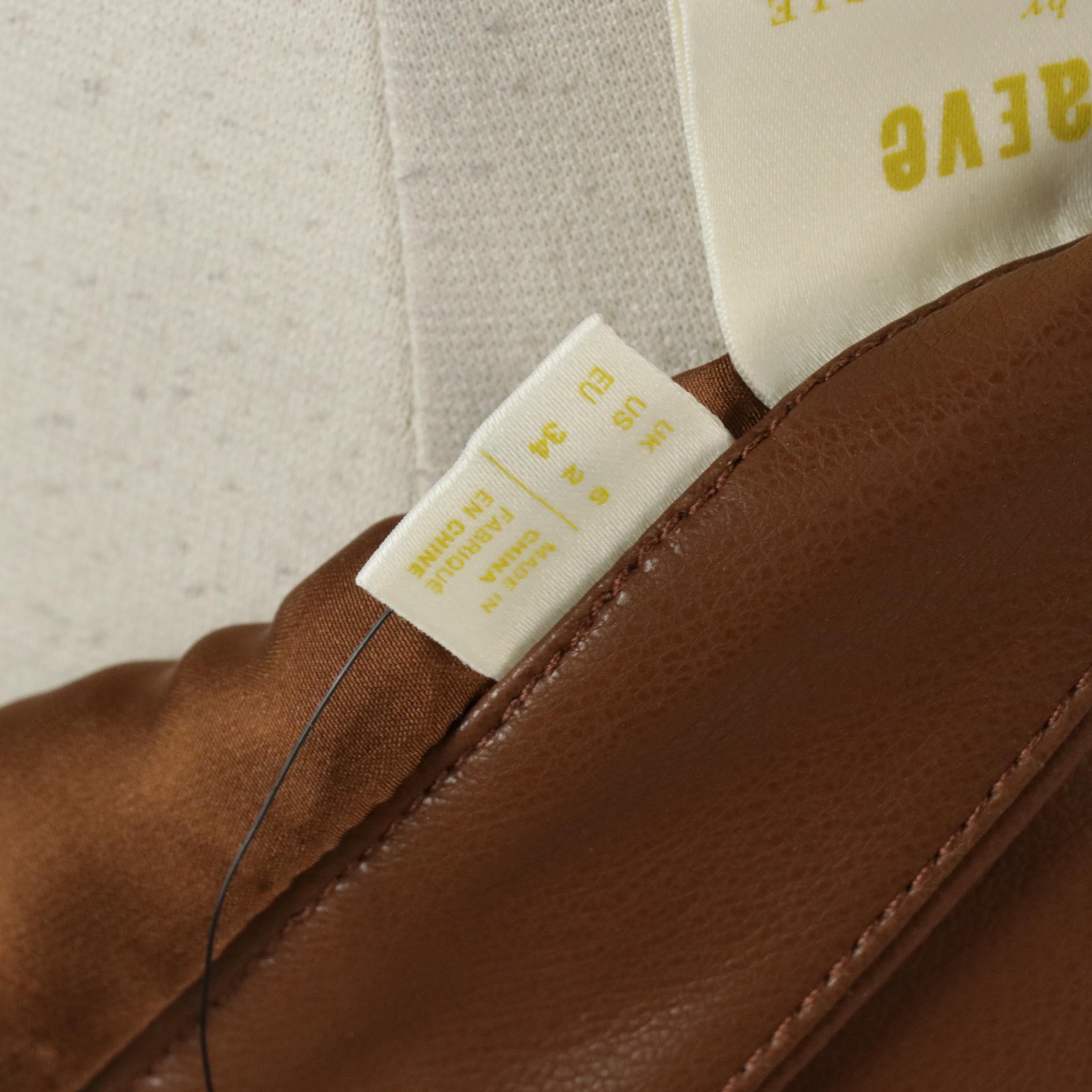 Vince Pastel Polyester Midi Skirt and Maeve by Anthropologie Leather Flare Skirt