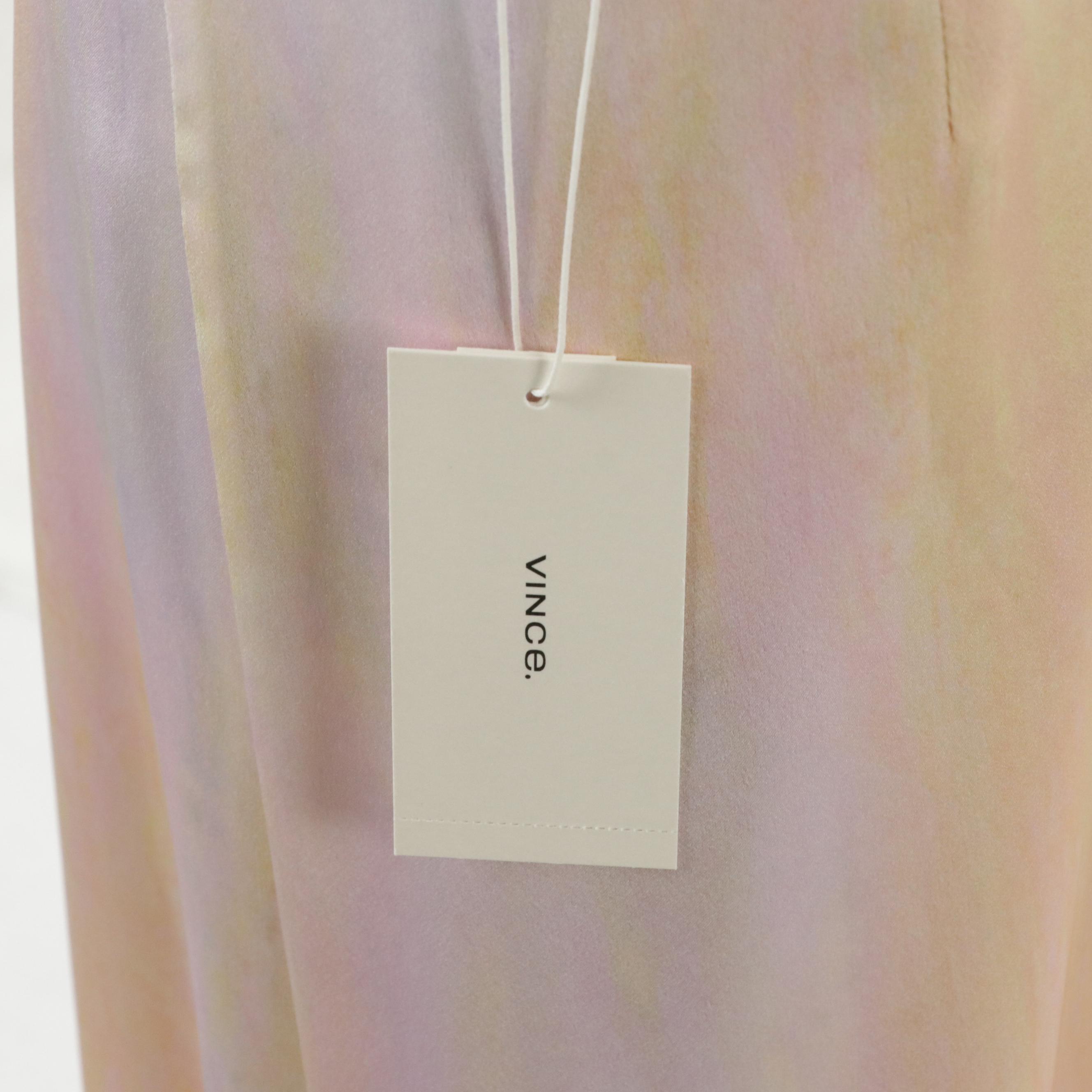 Vince Pastel Polyester Midi Skirt and Maeve by Anthropologie Leather Flare Skirt