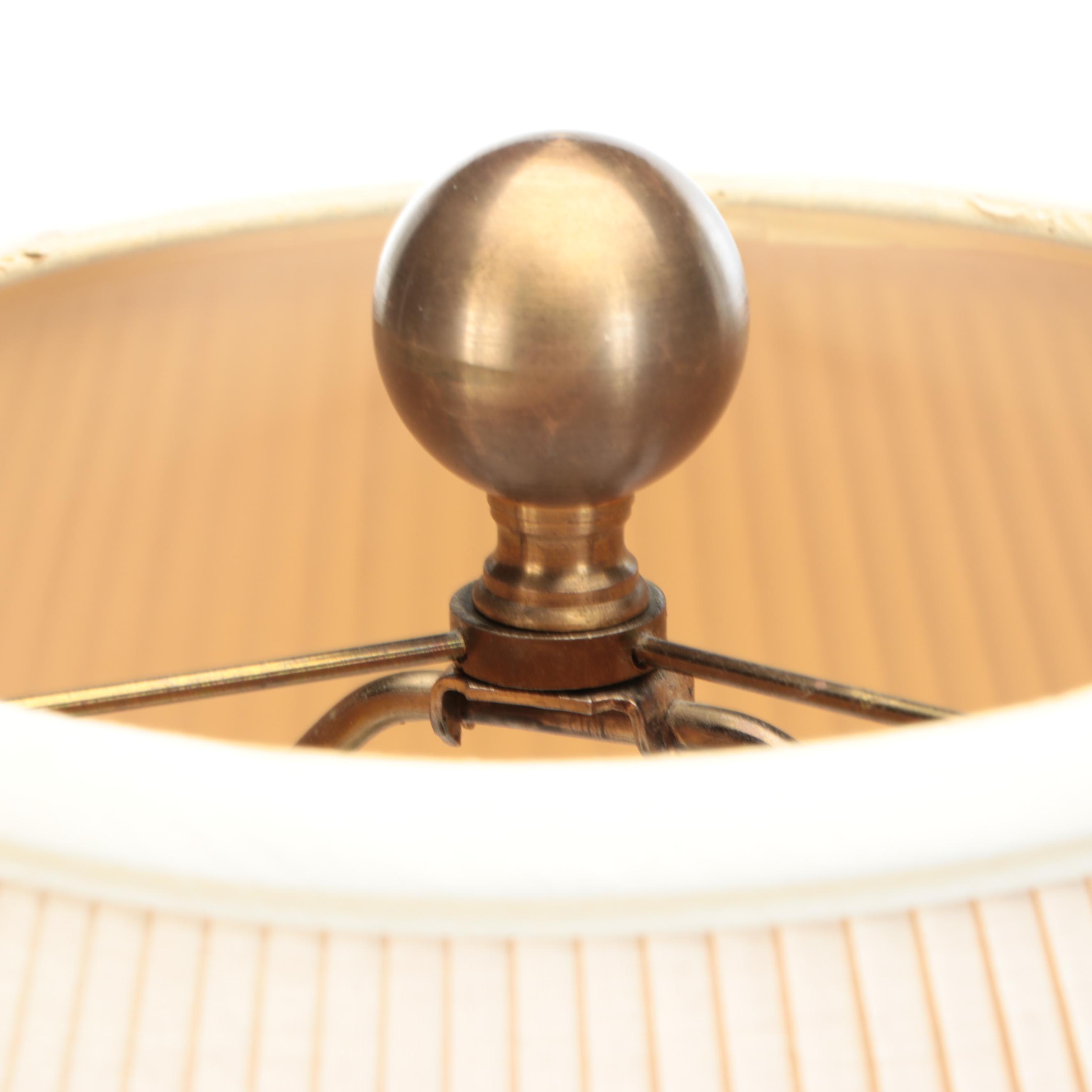 Chinese Oxblood Ceramic Vase Table Lamp