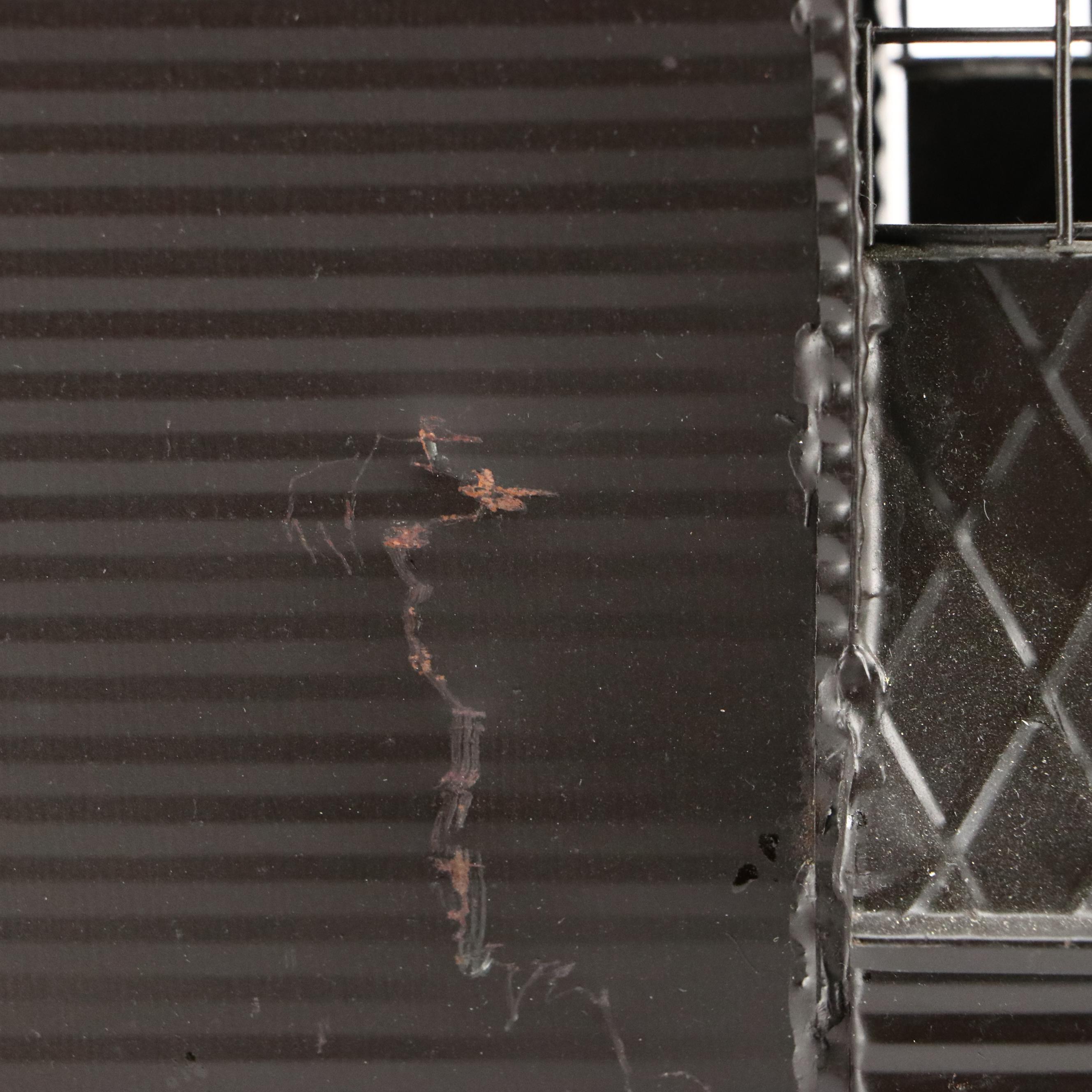 Metal Haunted House Tea Light Luminary