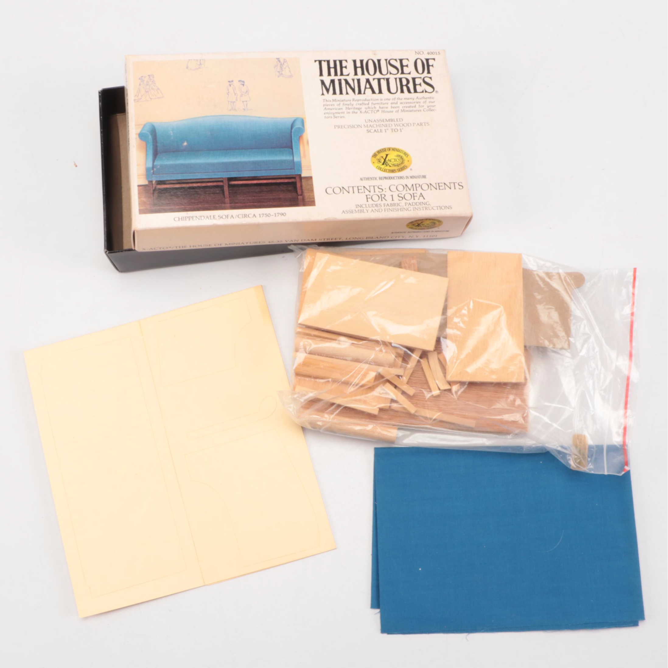 "The Doll House Book" with Doll House Furniture and More Books