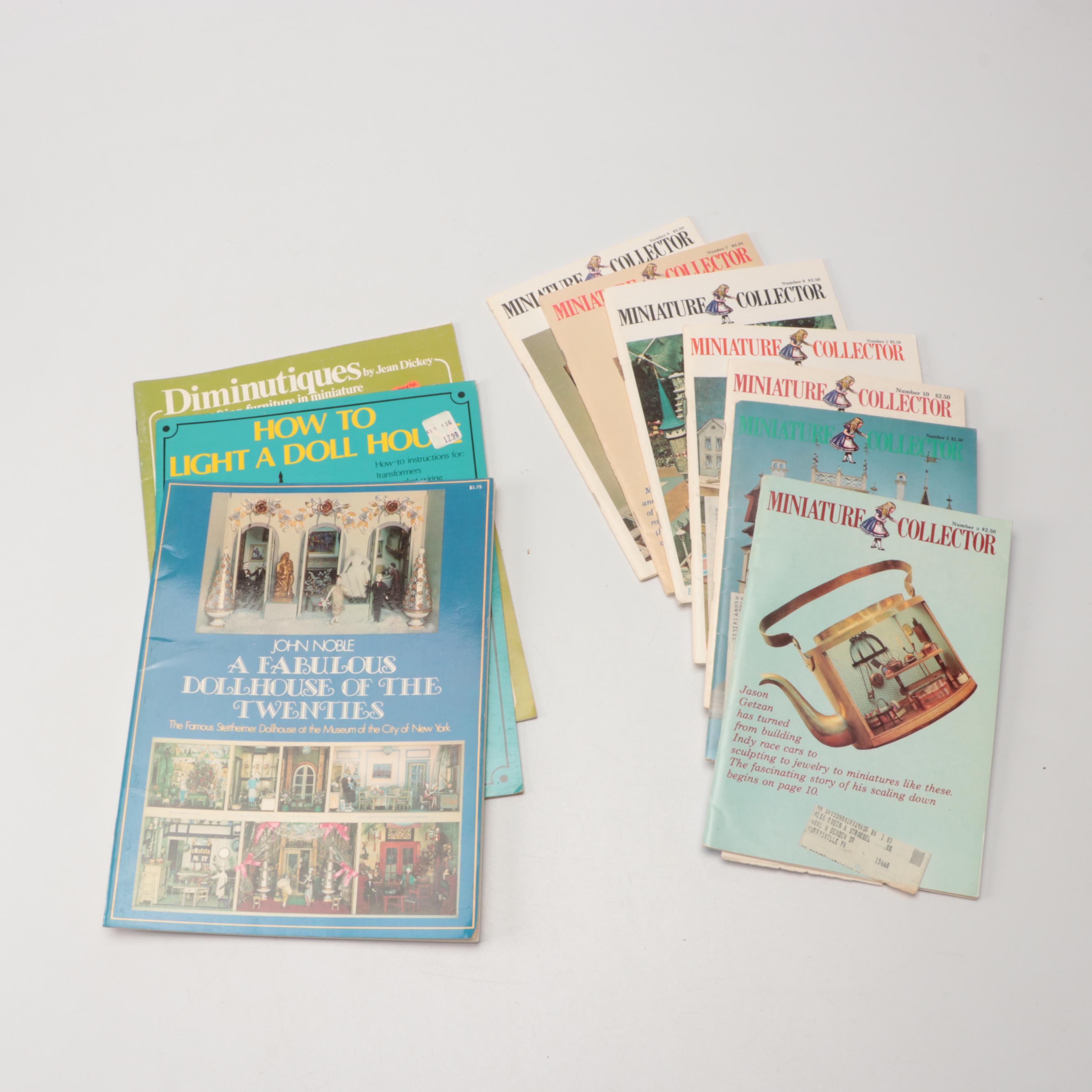 "The Doll House Book" with Doll House Furniture and More Books