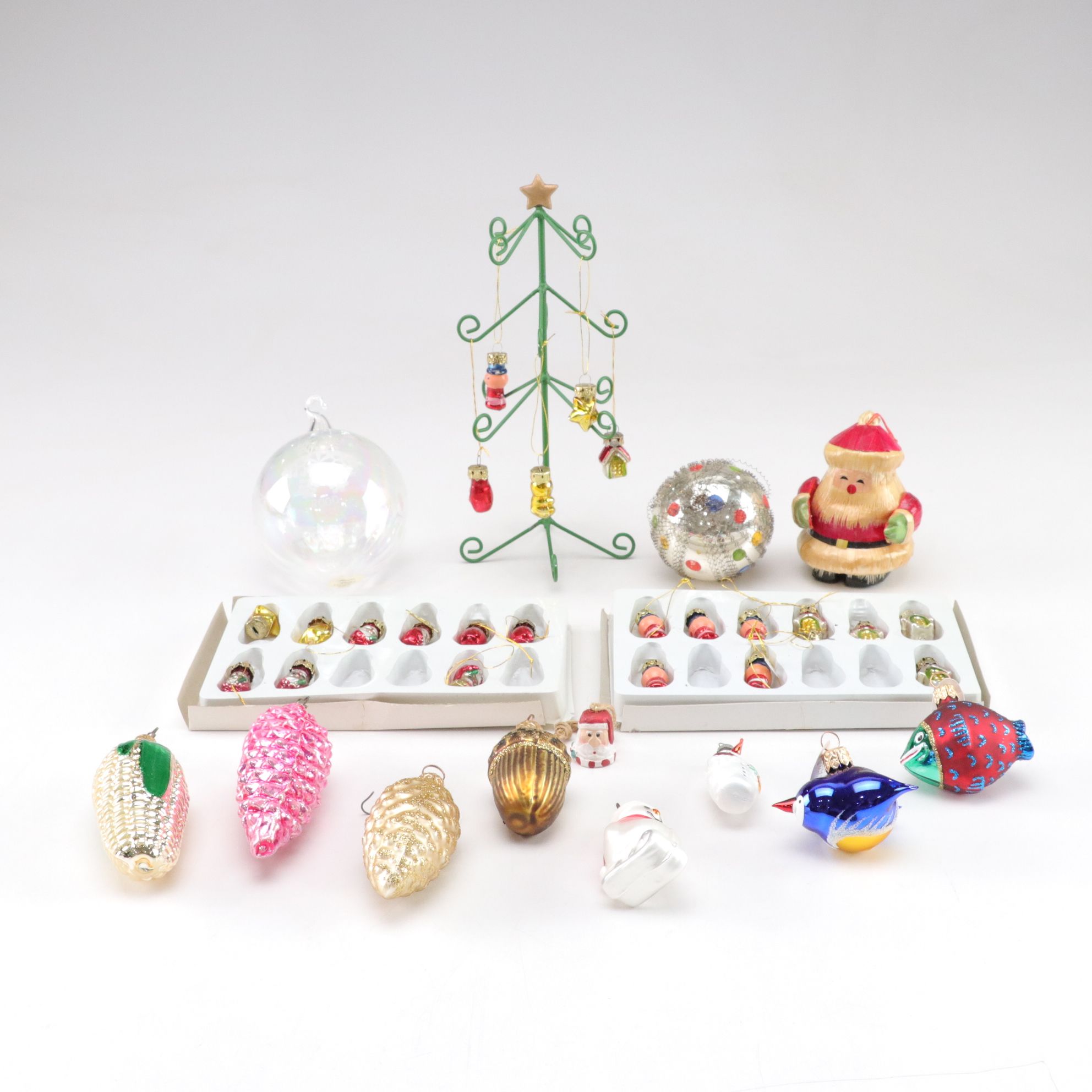 Blown Glass and Other Christmas Ornaments