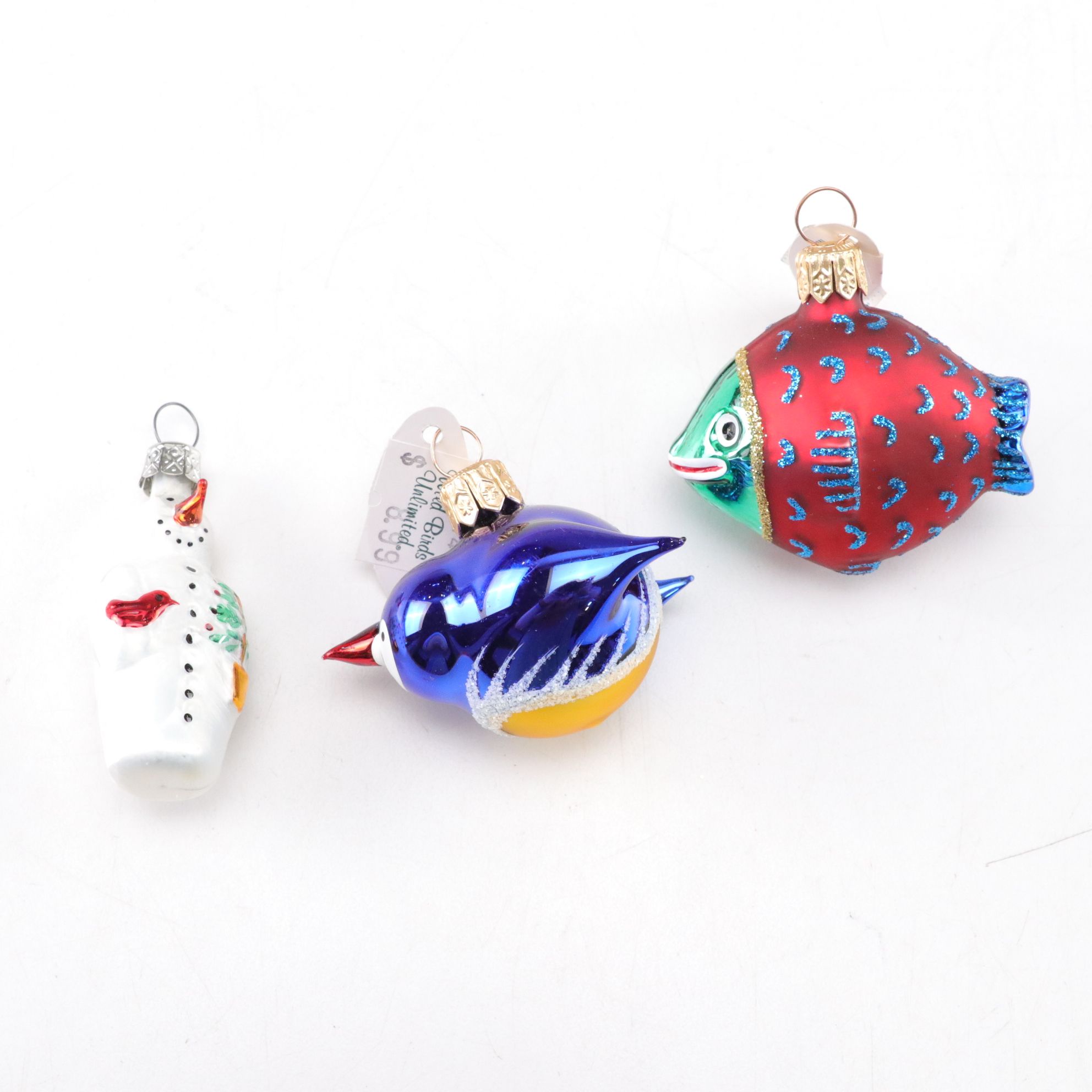Blown Glass and Other Christmas Ornaments