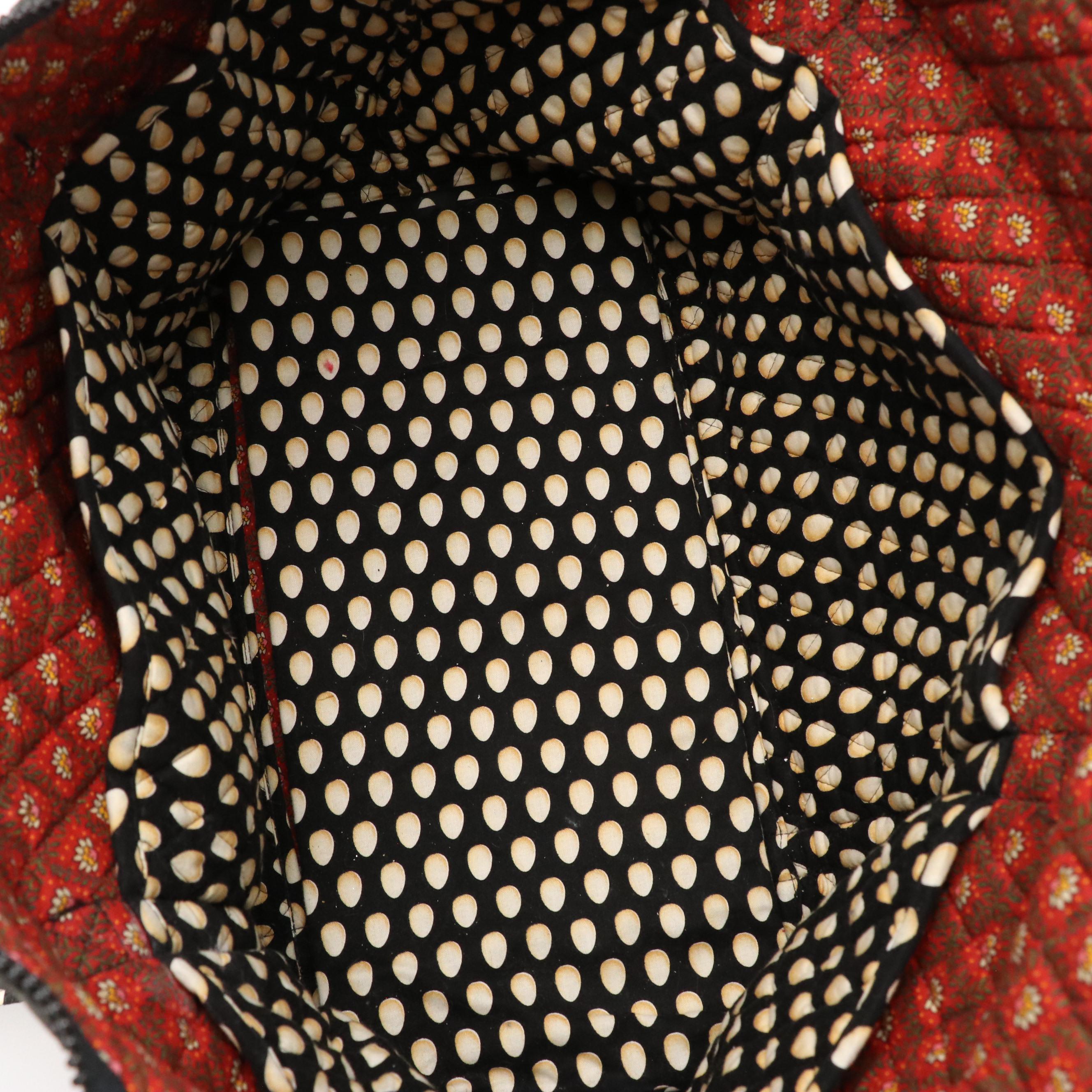 Vera Bradley Chanticleer Egg Printed Shoulder and Travel Bags in Cotton