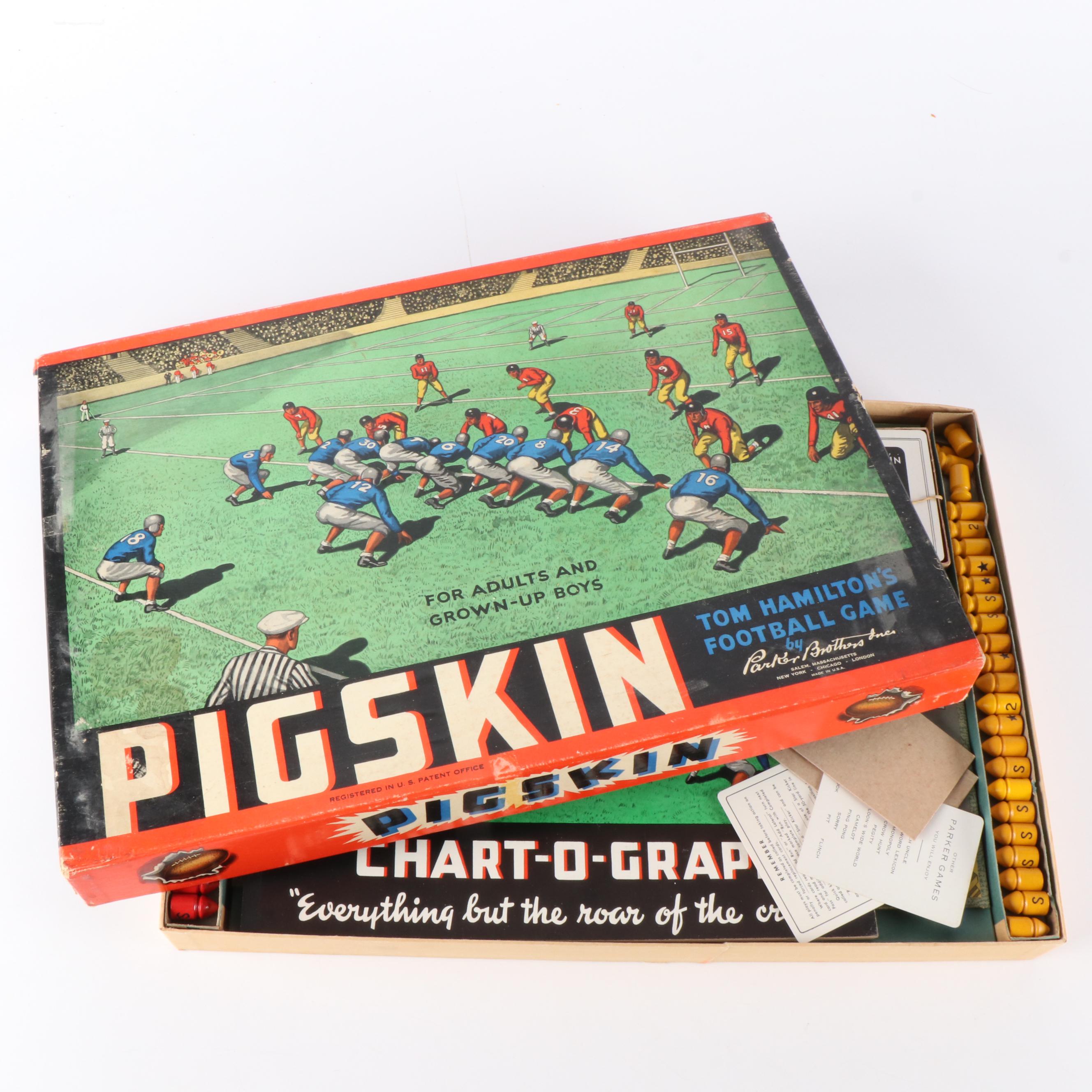 Vintage Johnny Unitas Football Game in a Collection of Football Board Games