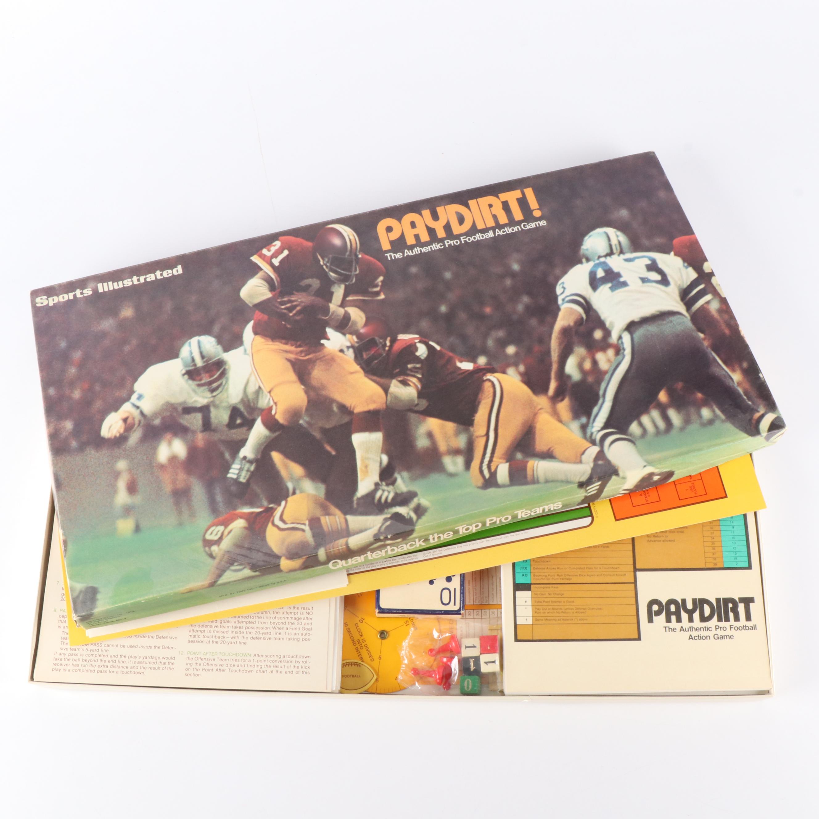 Vintage Johnny Unitas Football Game in a Collection of Football Board Games
