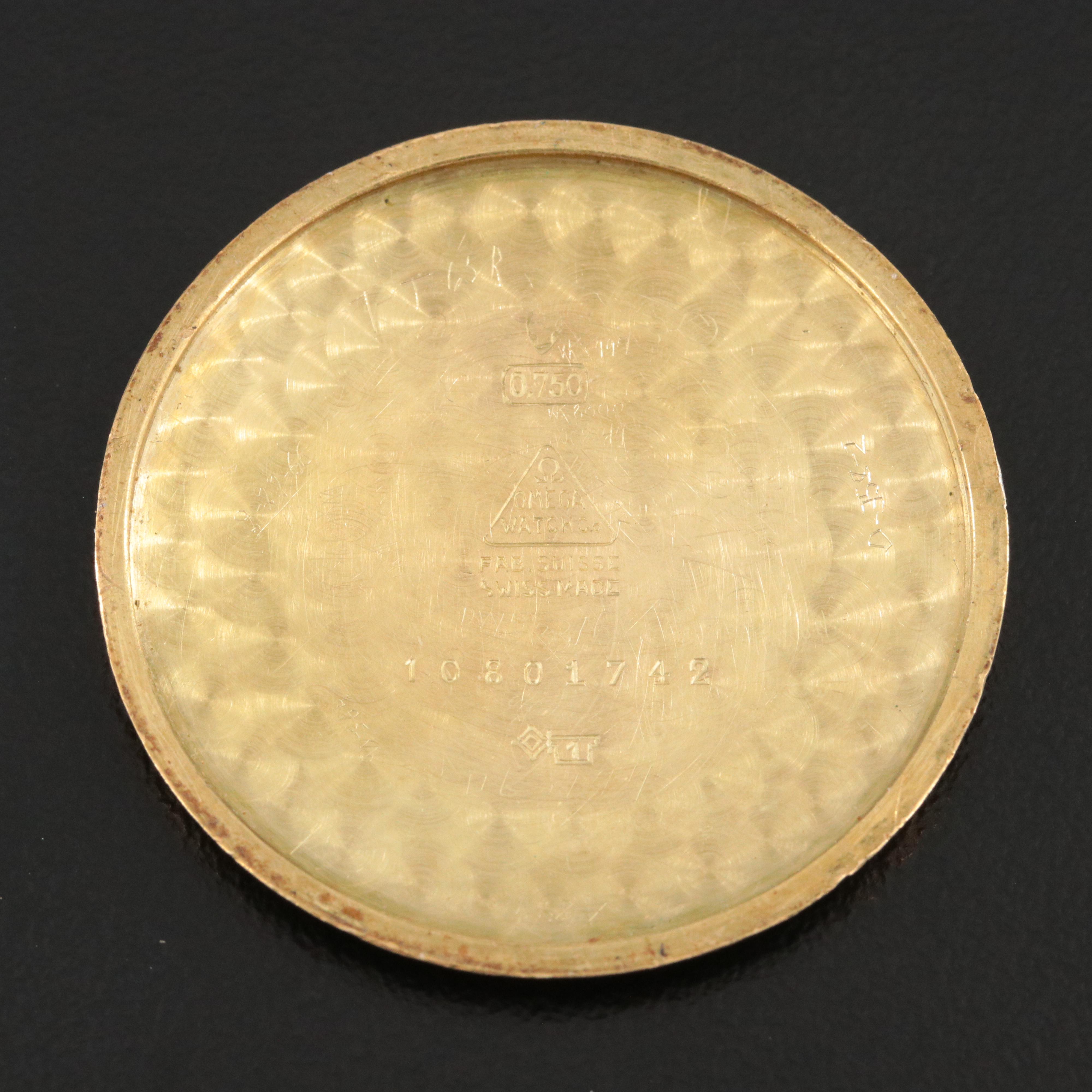 Omega Triple Date Moonphase 18K Vintage Watch c.1944