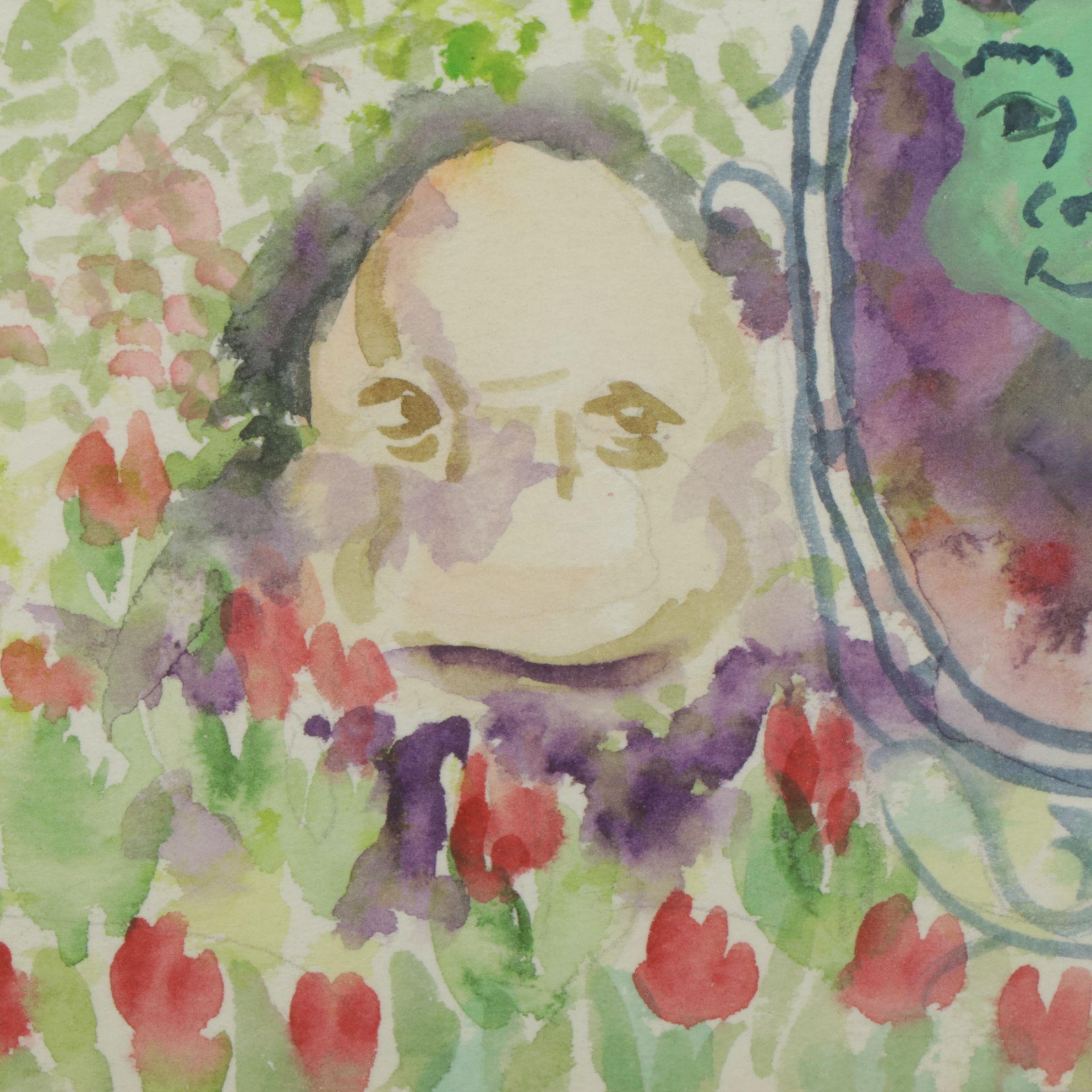 Mary Gordon-Hagler Watercolor Painting Inspired by Dreamworks "Shrek", 2005