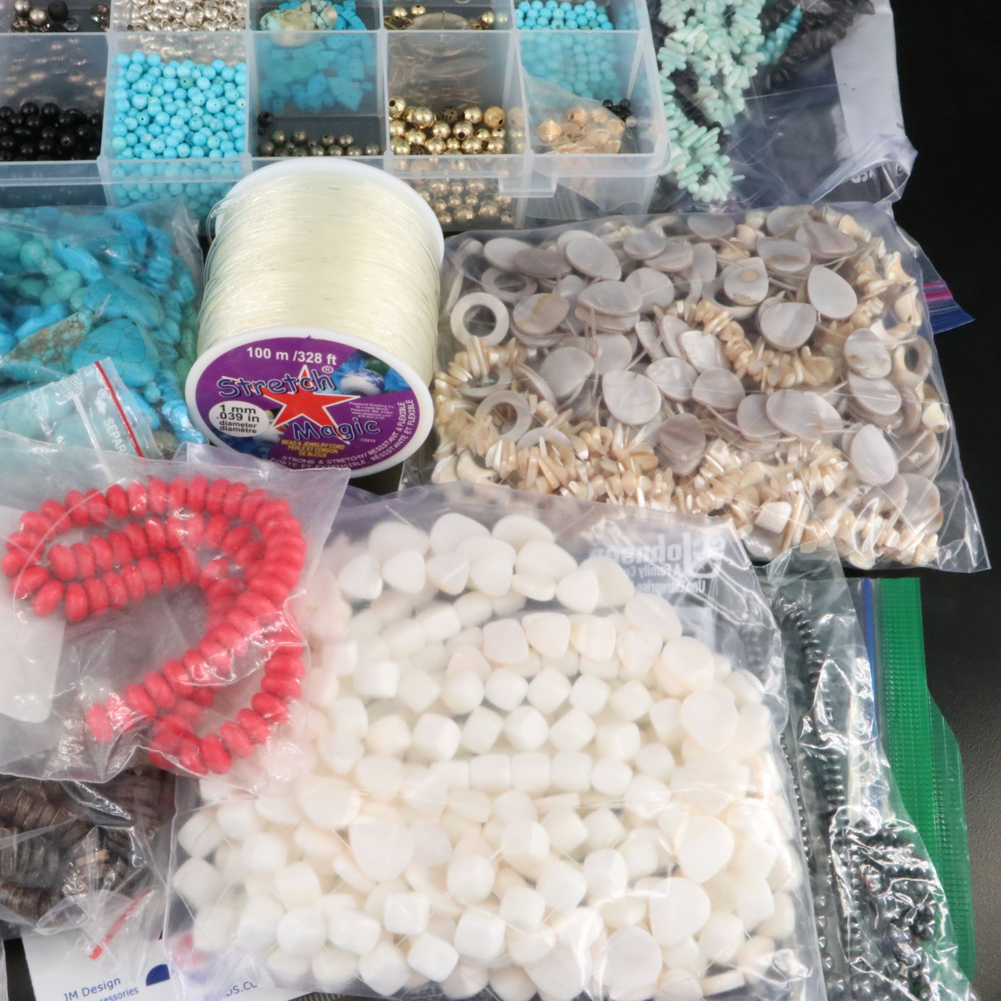 Amethyst, Mother-of-Pearl and Turquoise Featured in Jewelry Making Supplies