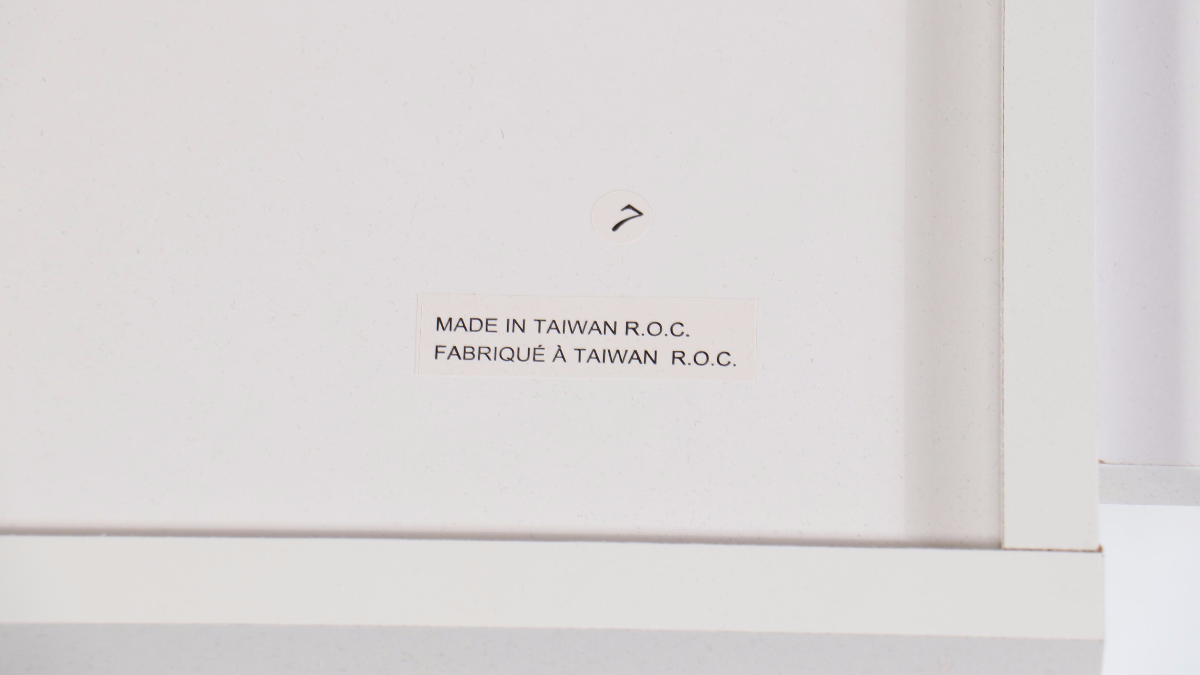 Contemporary Desk and Painted Wood Side Stand