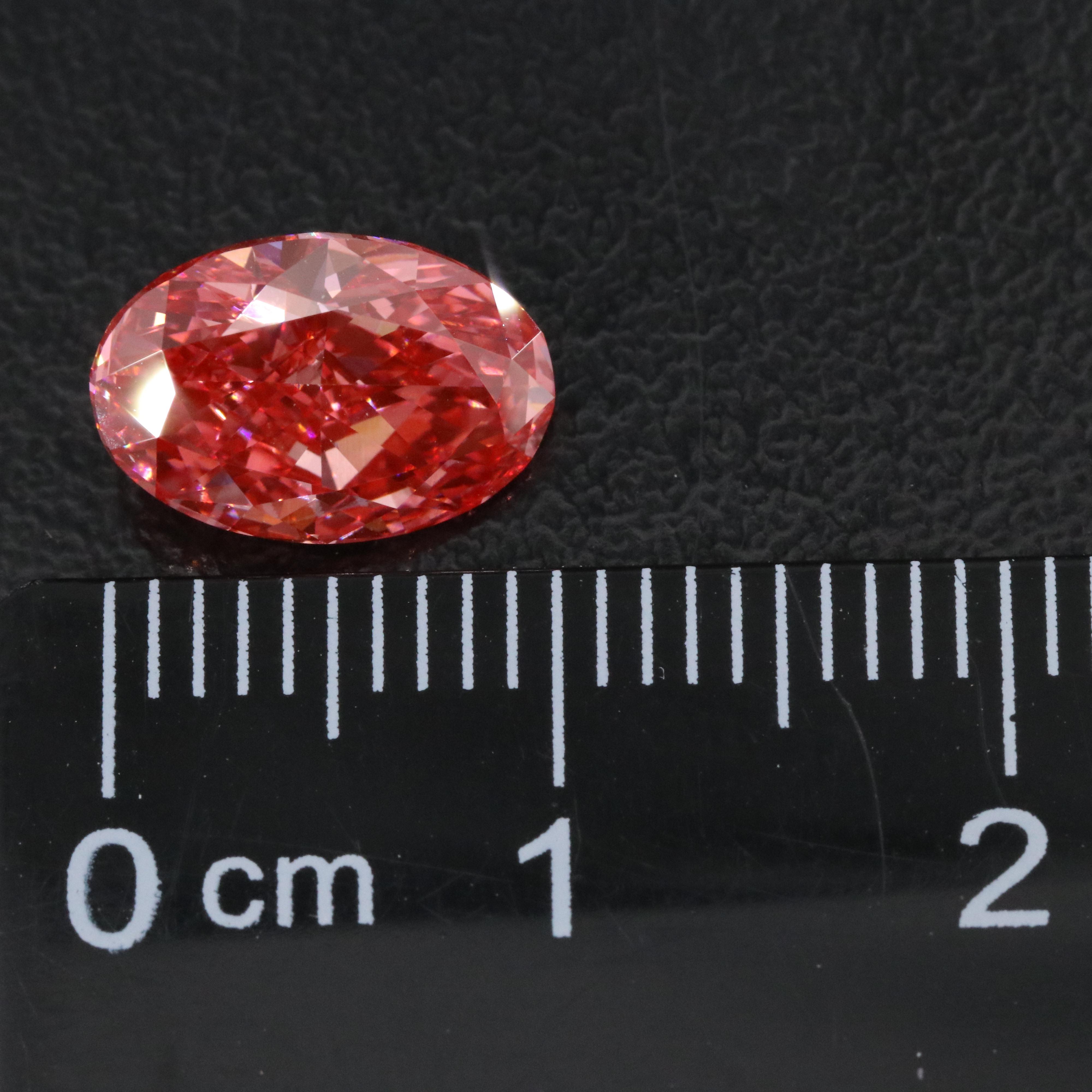 Loose 2.53 CT Fancy Pink Lab Grown Diamond