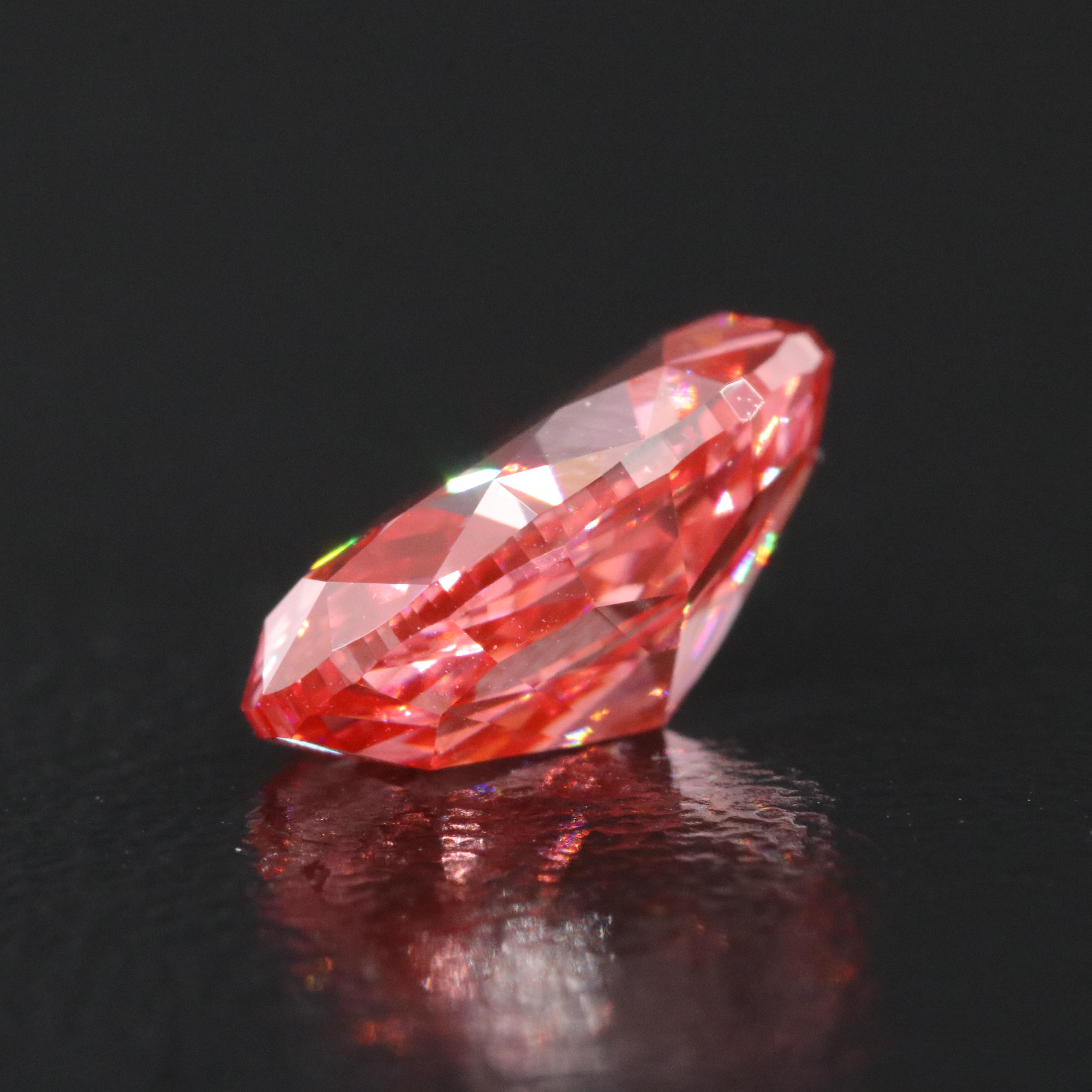 Loose 2.53 CT Fancy Pink Lab Grown Diamond