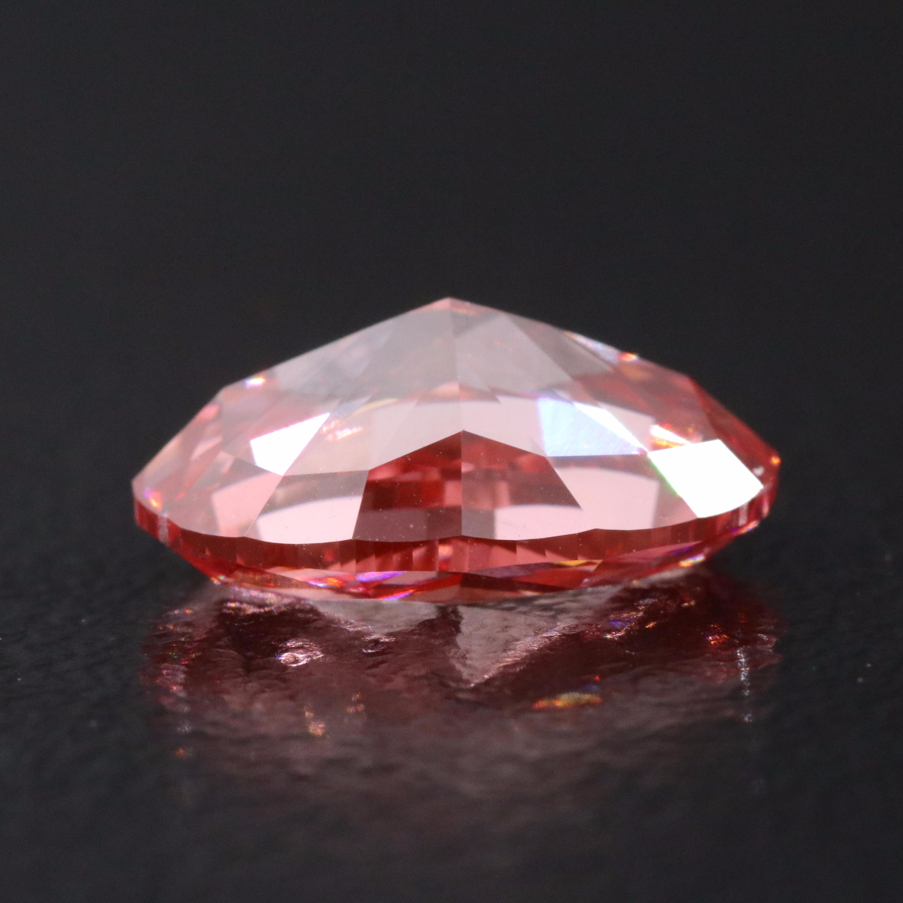 Loose 2.53 CT Fancy Pink Lab Grown Diamond