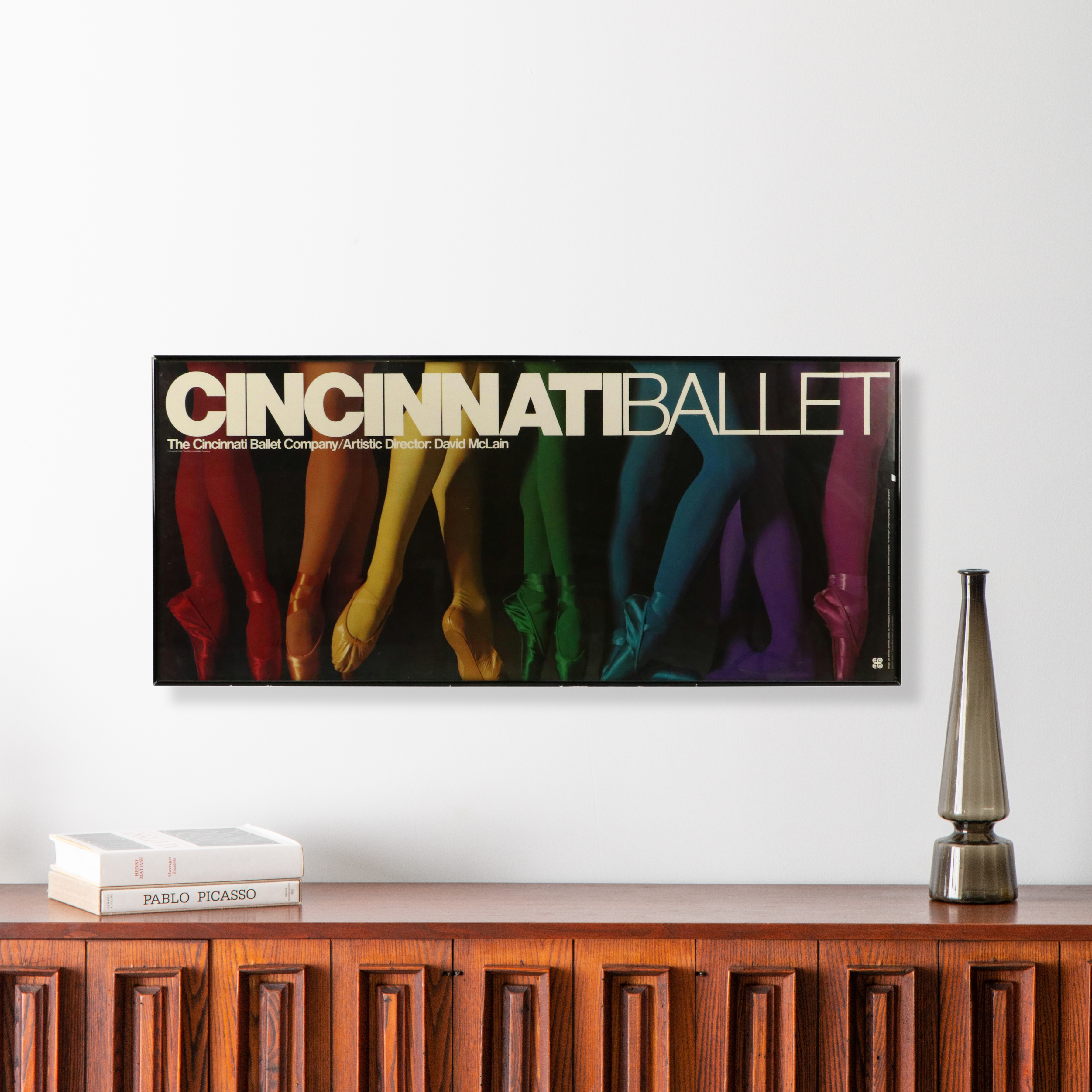 Cincinnati Ballet Offset Lithograph Poster After Corson Hirschfeld, 1981