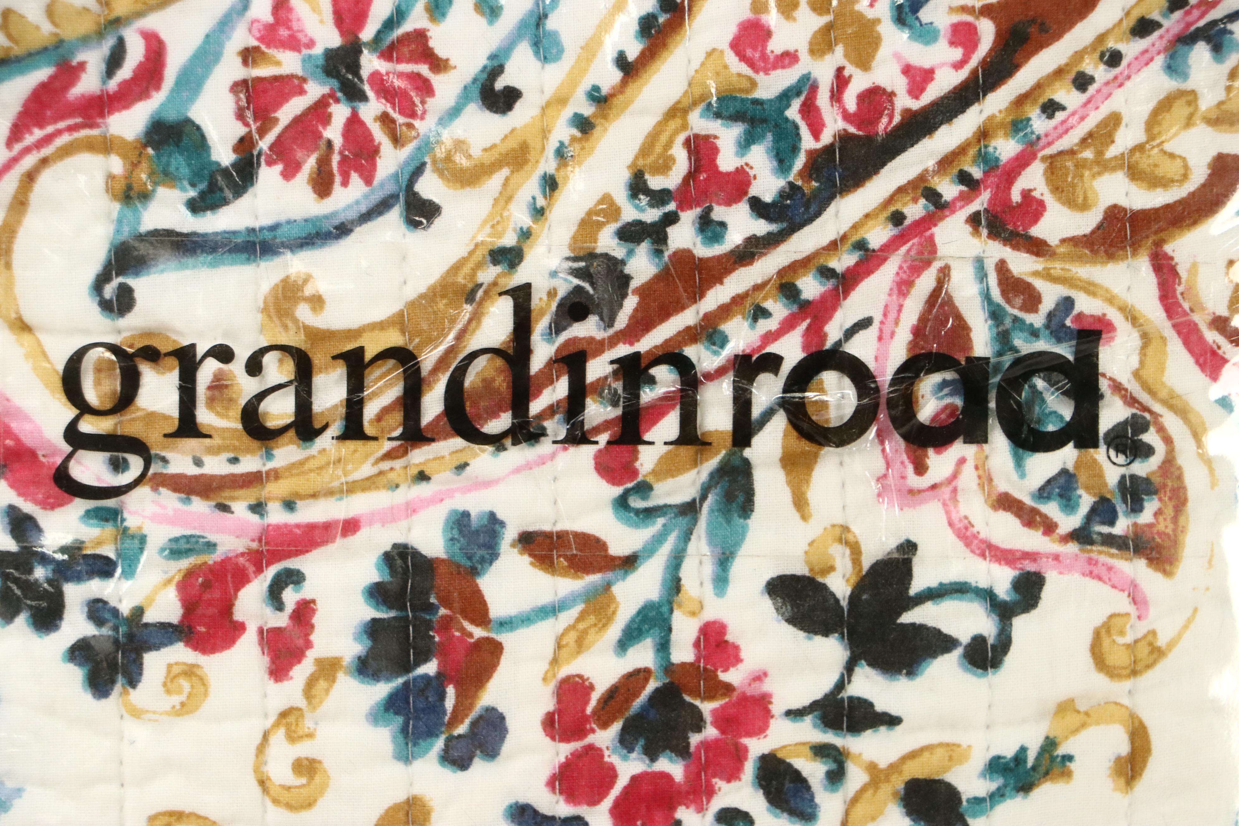 Grandin Road "Layla" King Sized Quilt and Shams