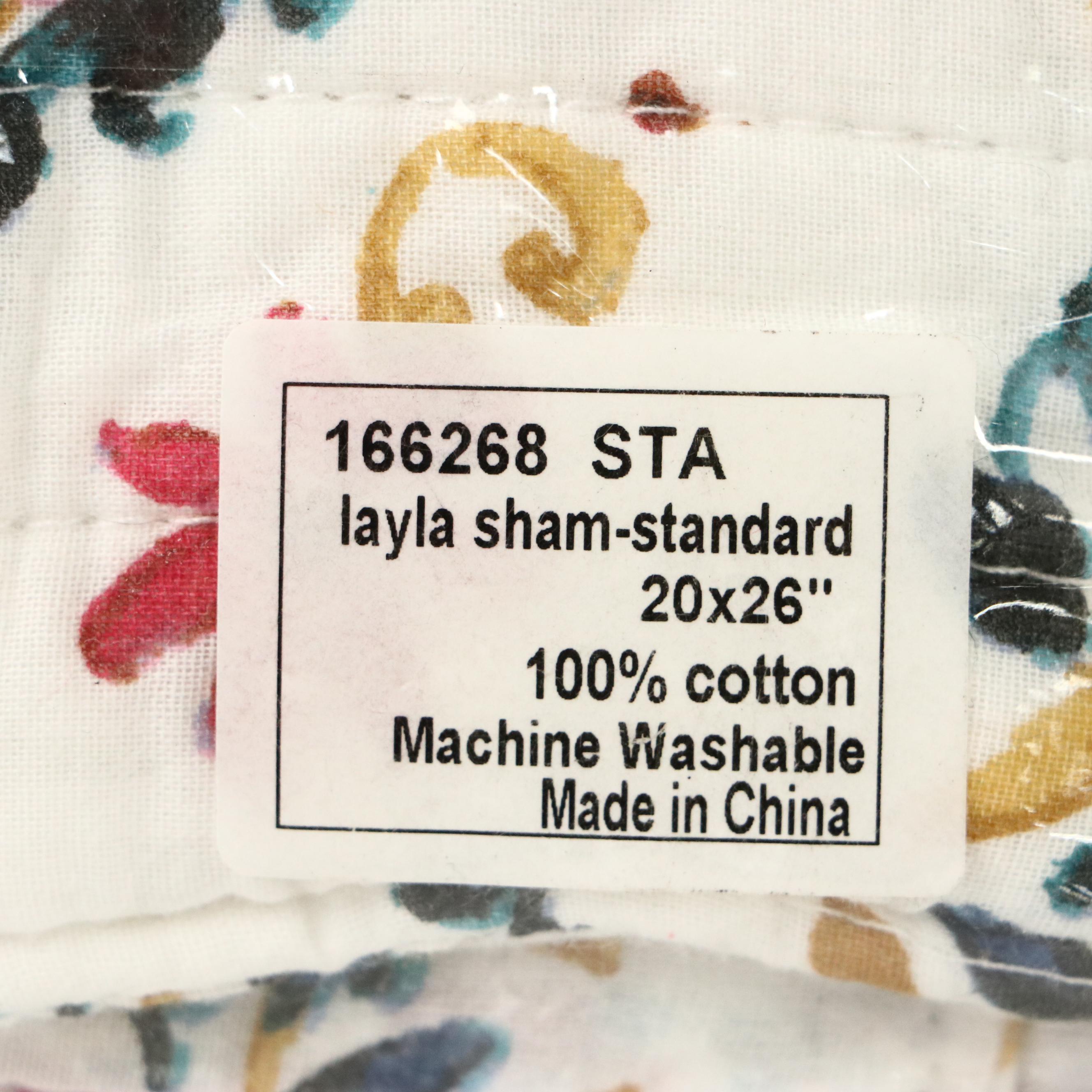 Grandin Road "Layla" King Sized Quilt and Shams