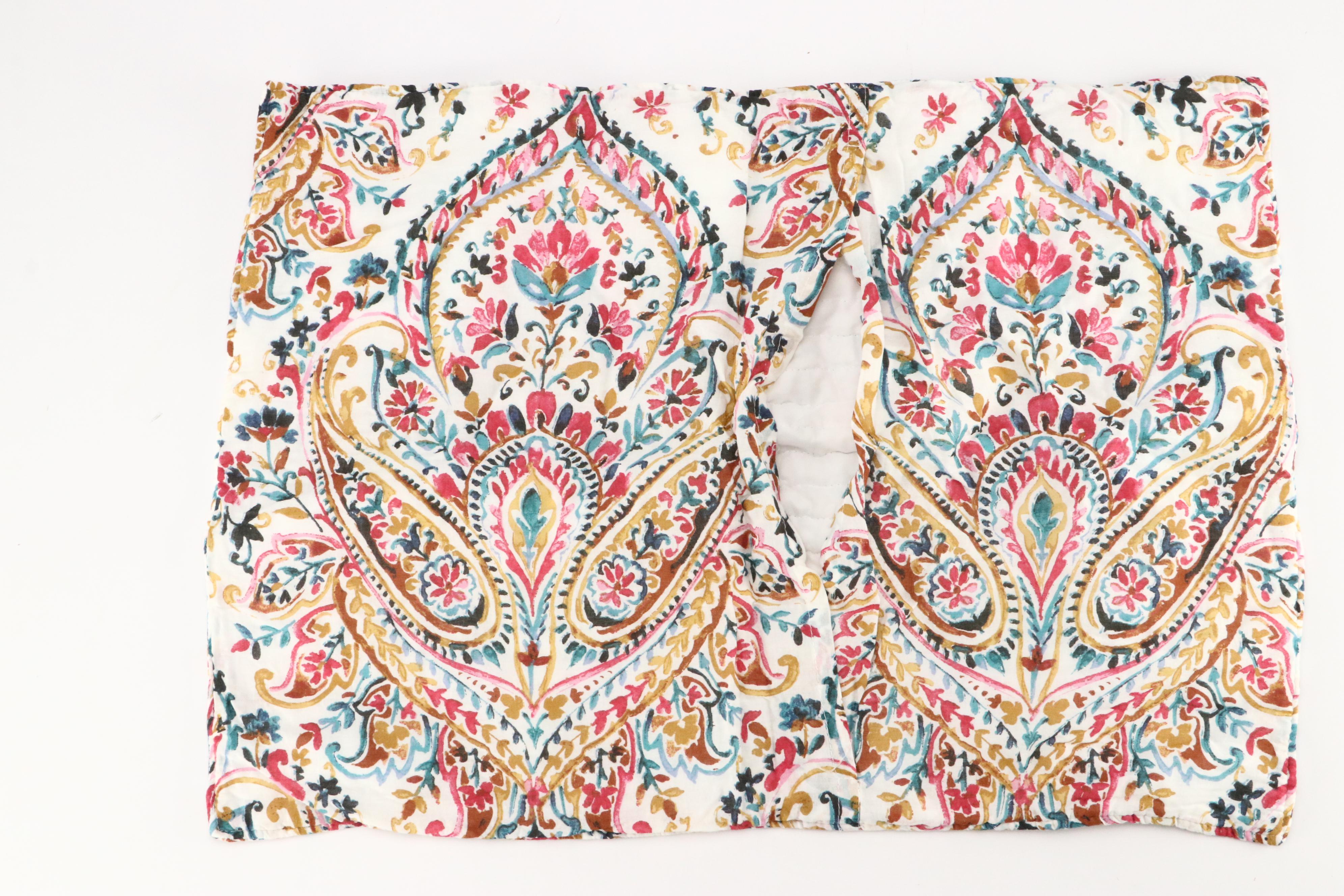 Grandin Road "Layla" King Sized Quilt and Shams