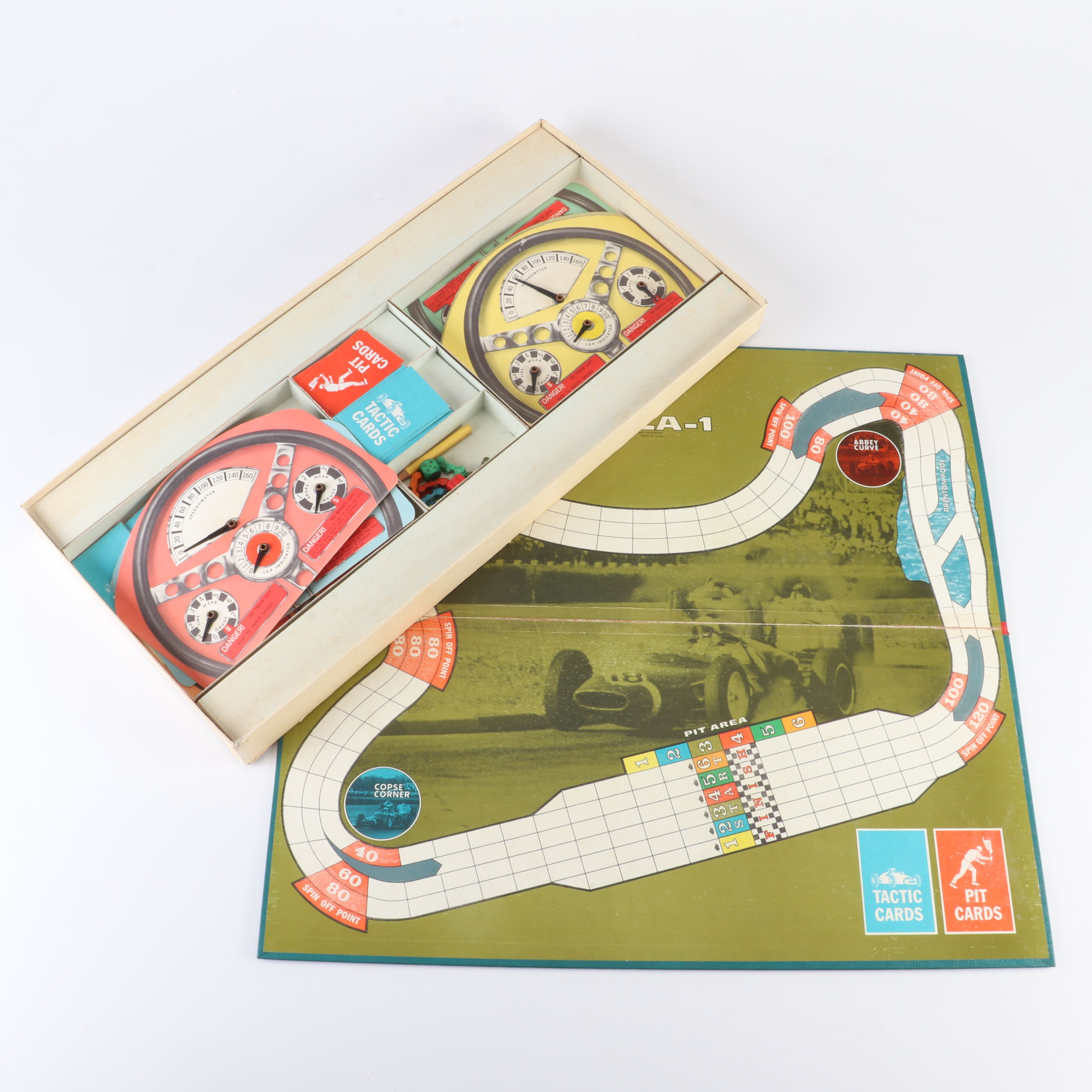 "Formula 1" and "The Cannonball Run" Auto Racing Board Games and More