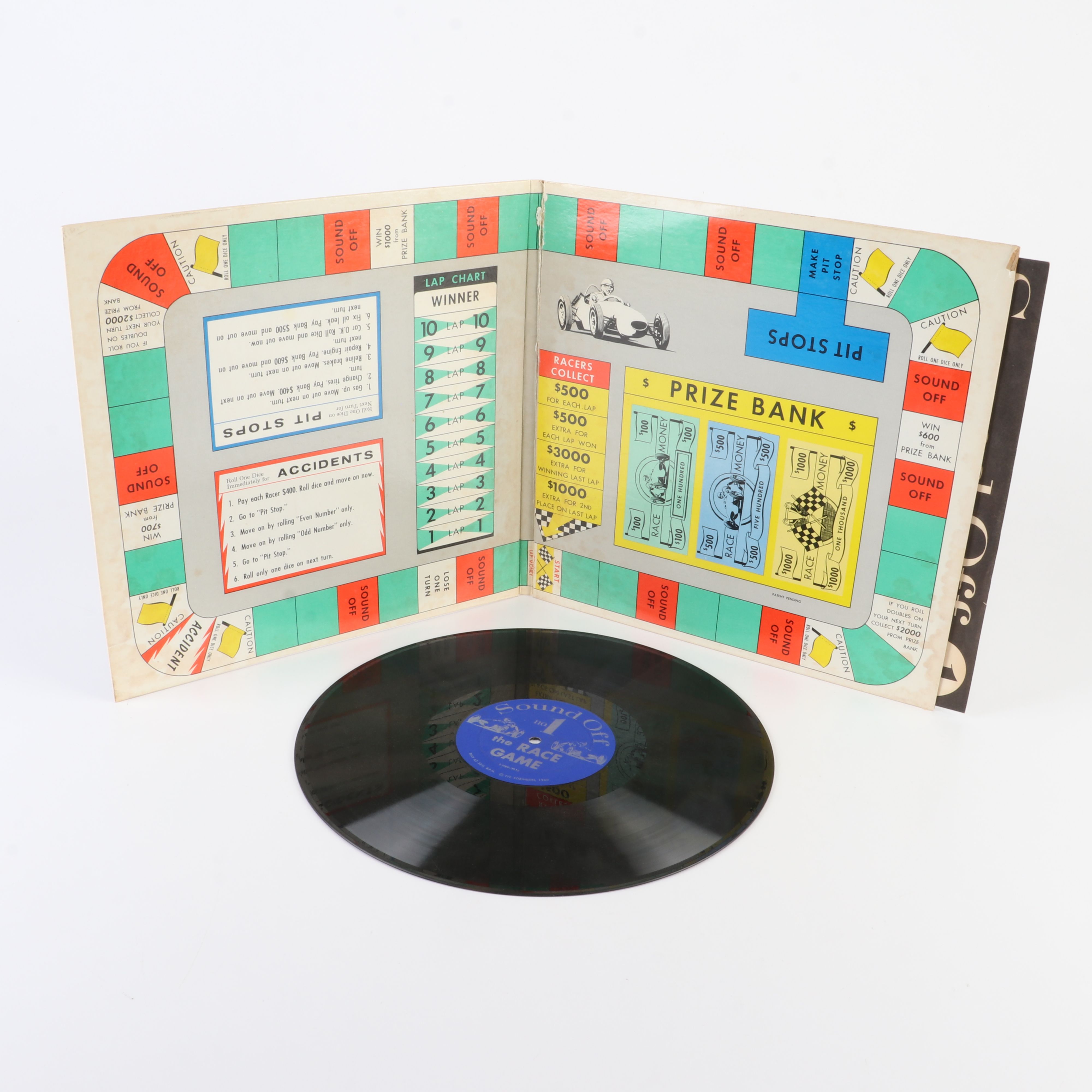 "Formula 1" and "The Cannonball Run" Auto Racing Board Games and More