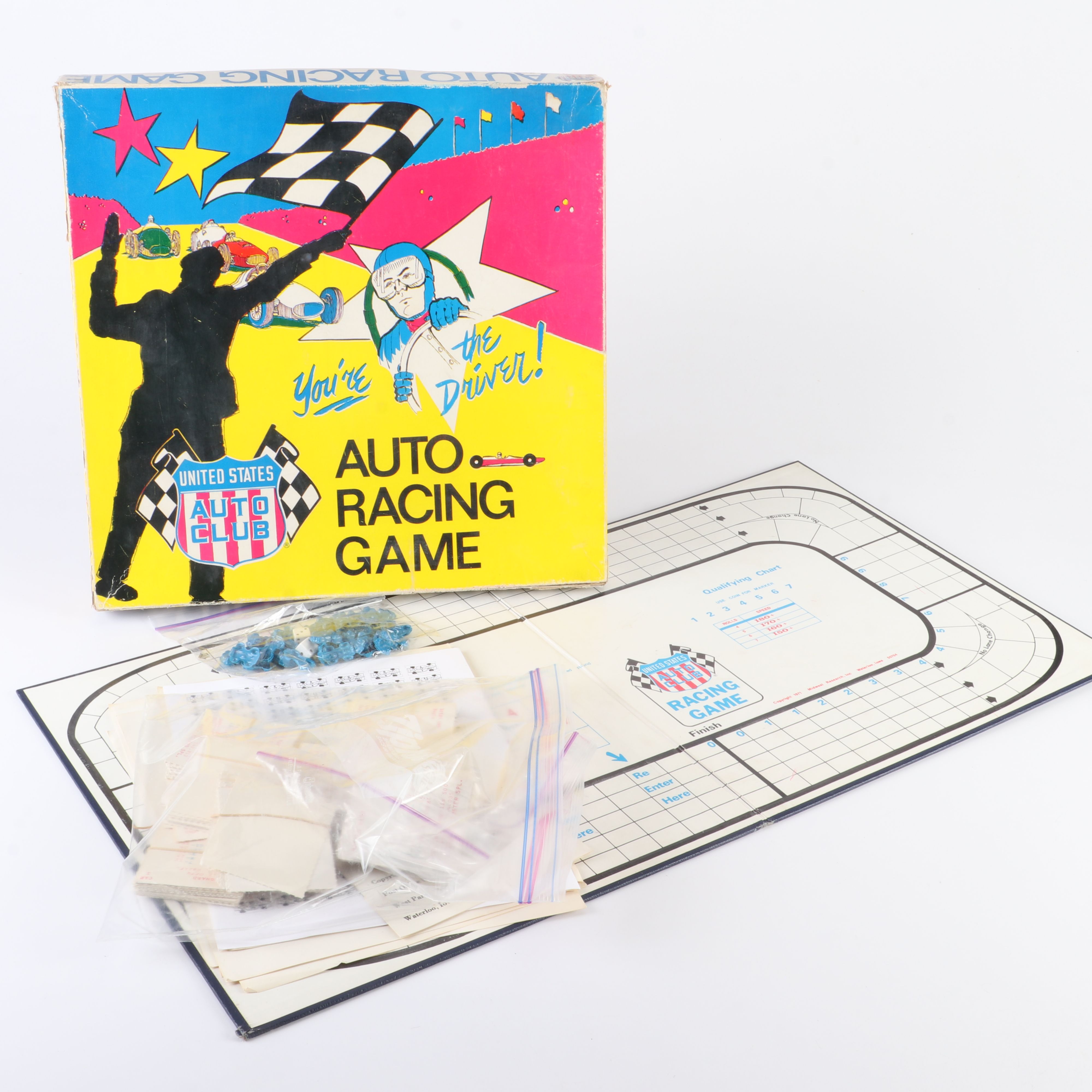 "Formula 1" and "The Cannonball Run" Auto Racing Board Games and More