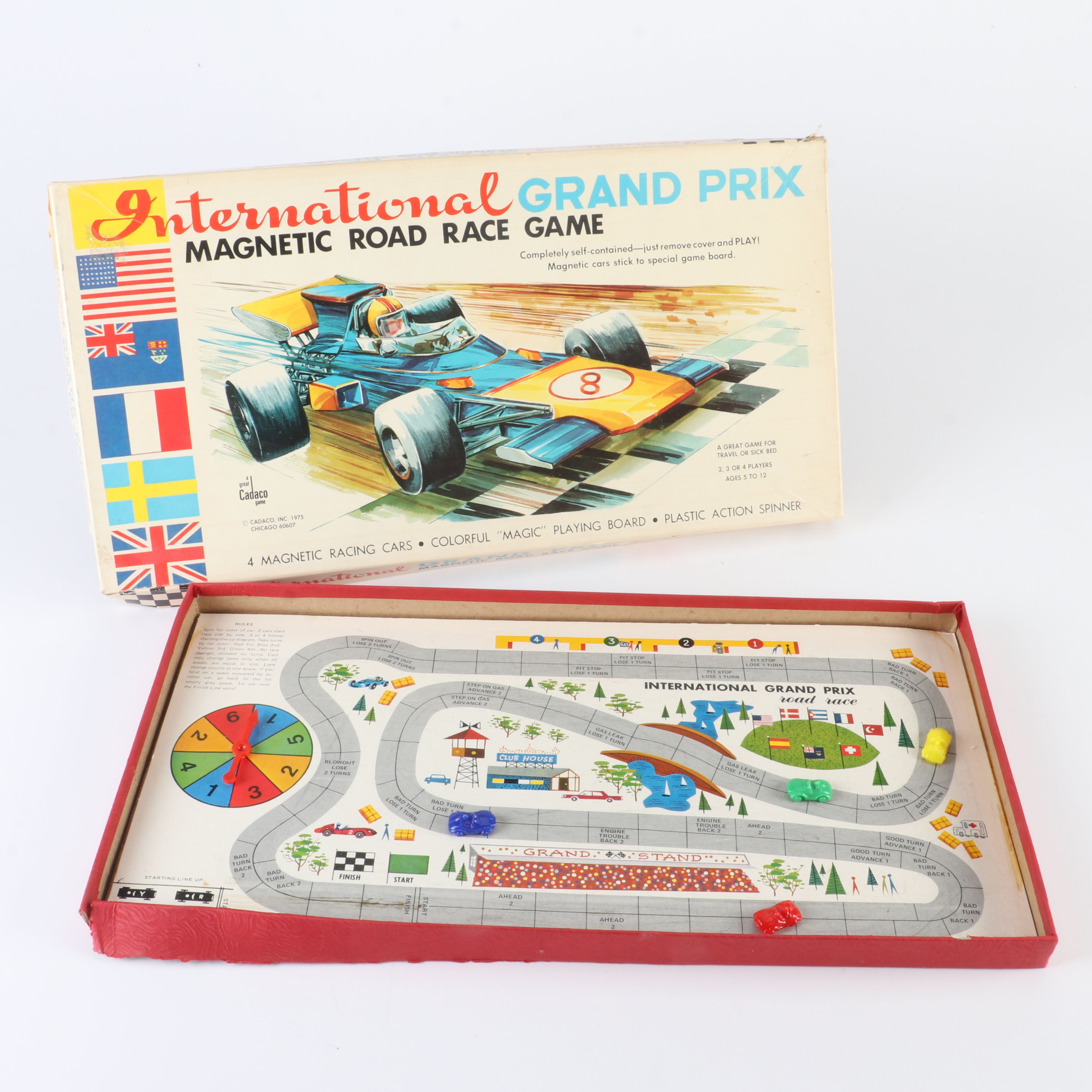 "Formula 1" and "The Cannonball Run" Auto Racing Board Games and More