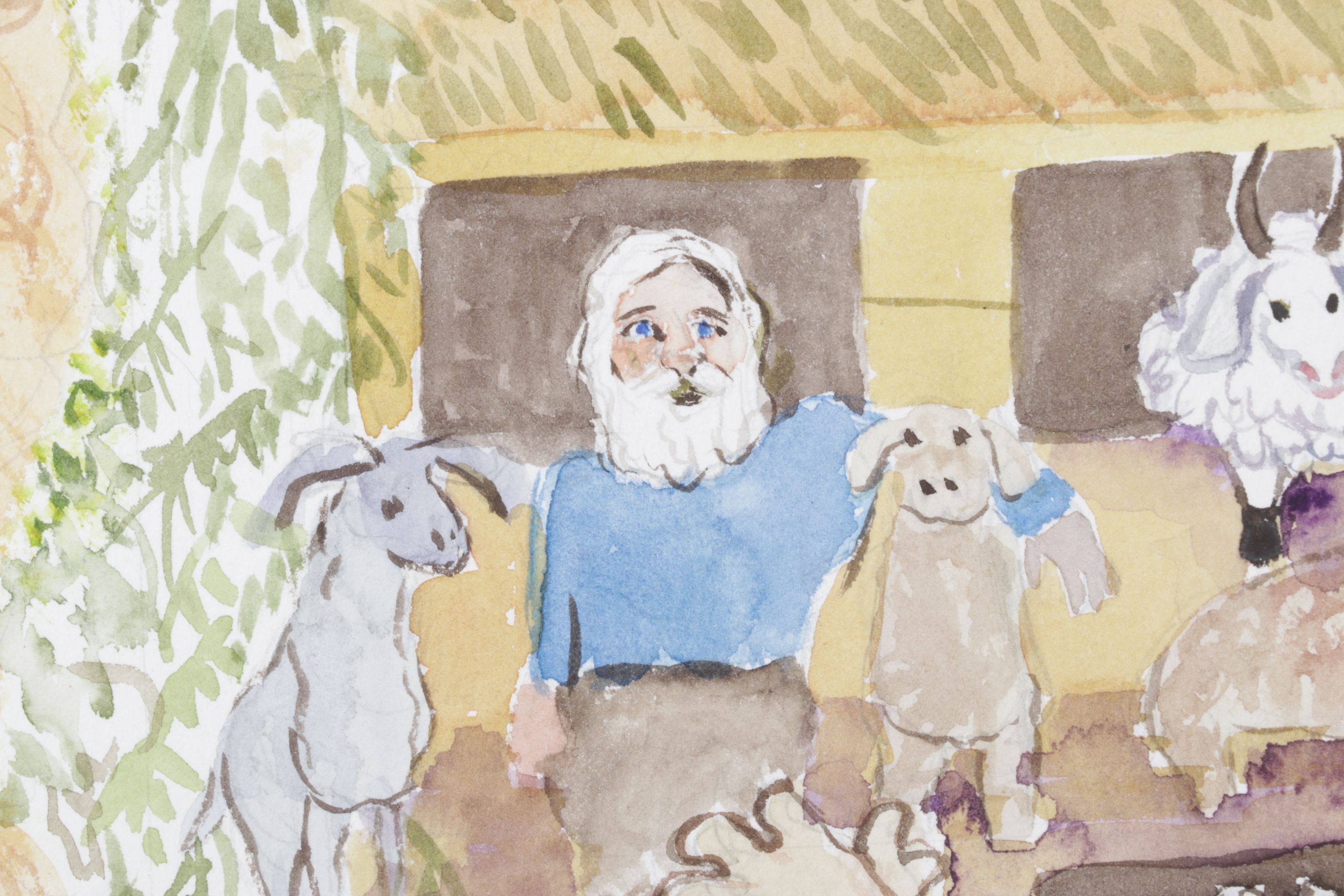 Mary Gordon-Hagler Scene of Animals Boarding Noah's Ark, 2008