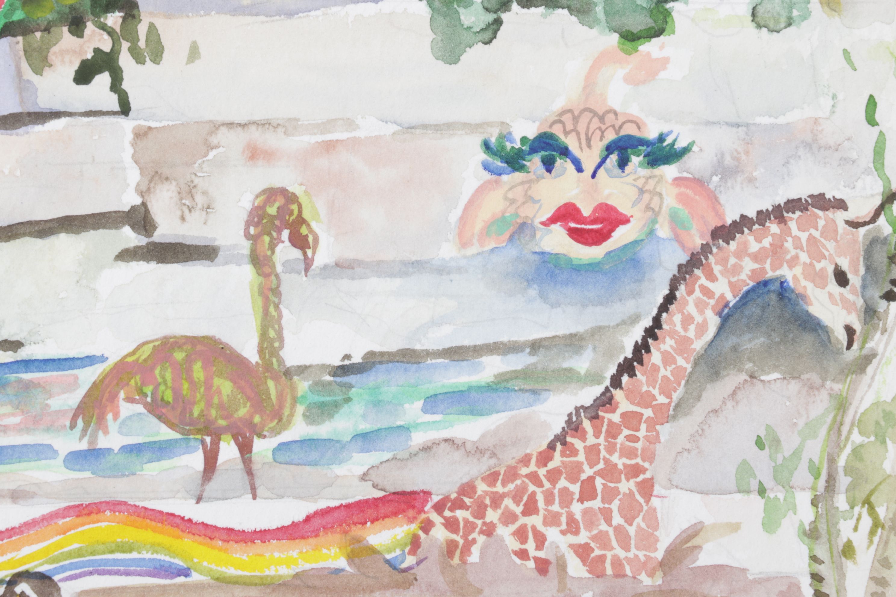 Mary Gordon-Hagler Scene of Animals Boarding Noah's Ark, 2008