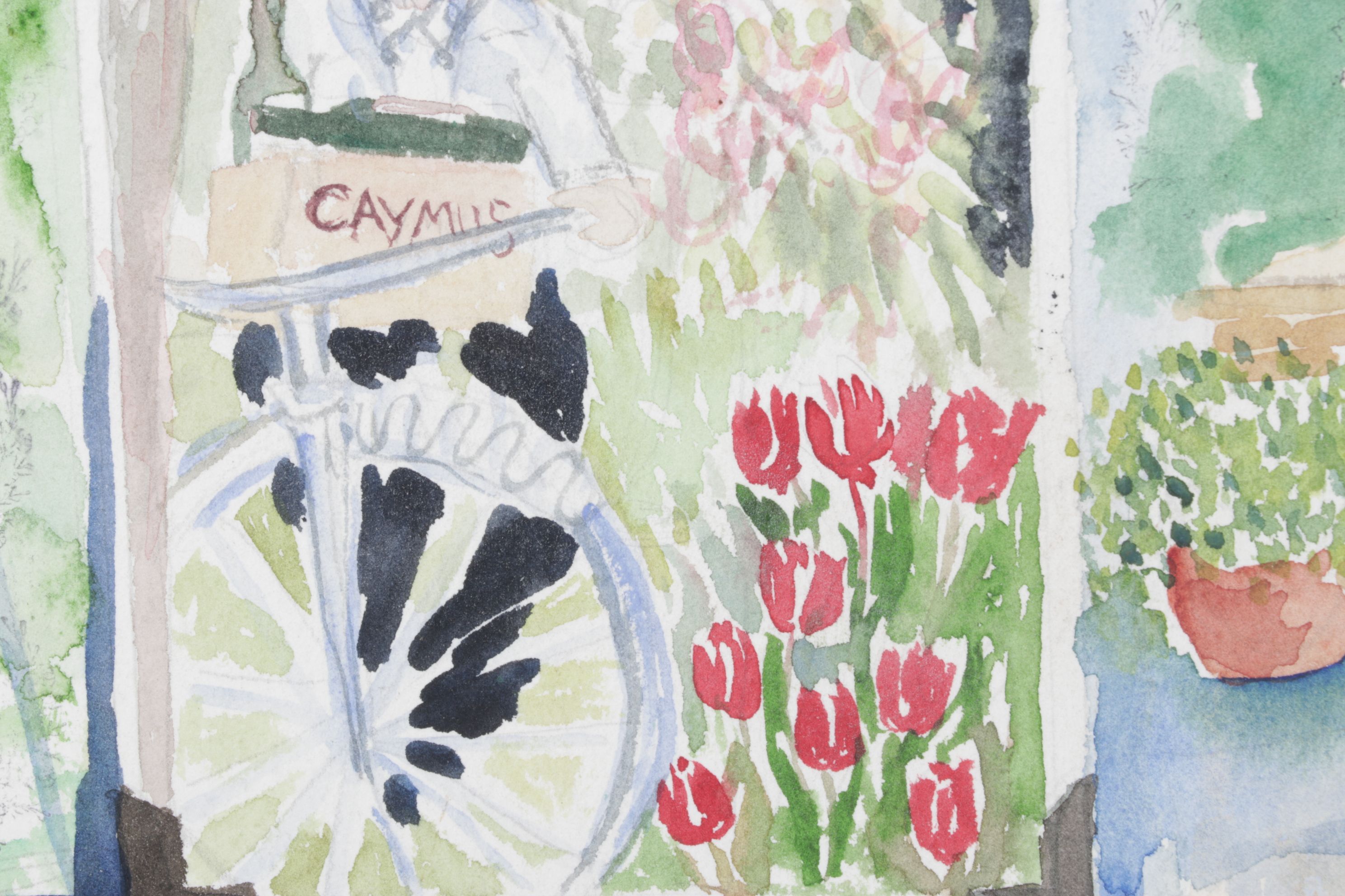 Mary Gordon-Hagler Watercolor Painting Inspired by Disney's "Ratatouille", 2009