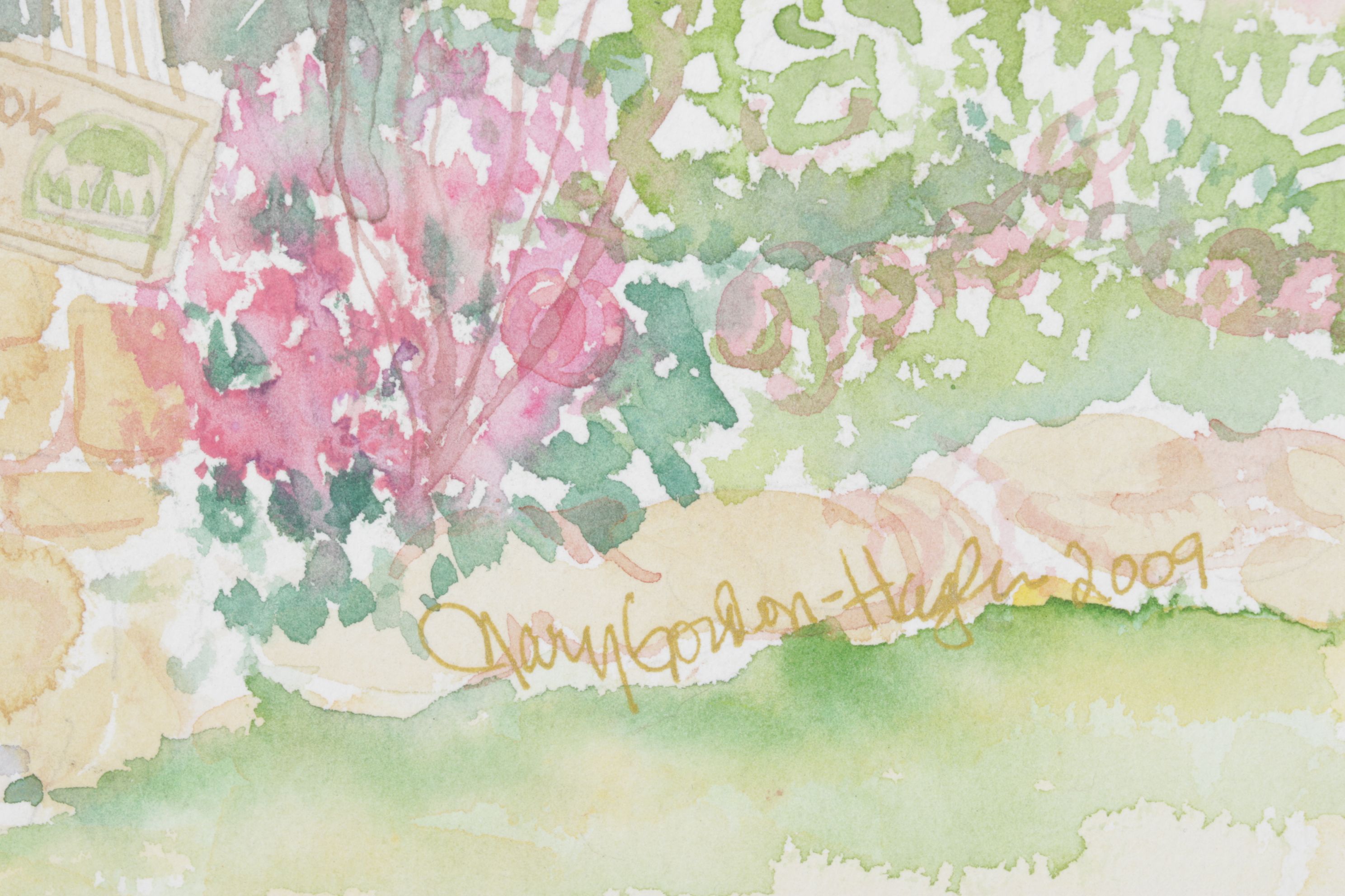 Mary Gordon-Hagler Watercolor Painting Inspired by Disney's "Ratatouille", 2009