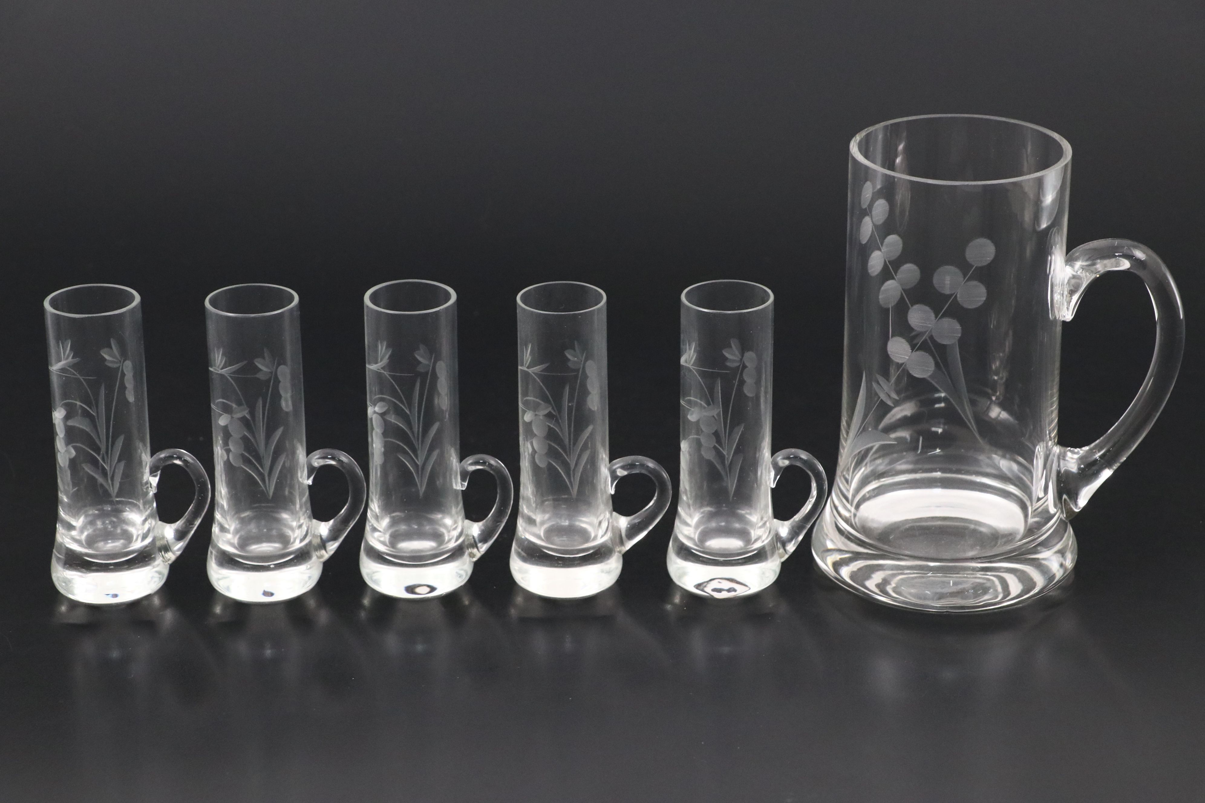 Makers Mark Tumblers with Ceramarte Brazil Beer Steins and Other Glasses