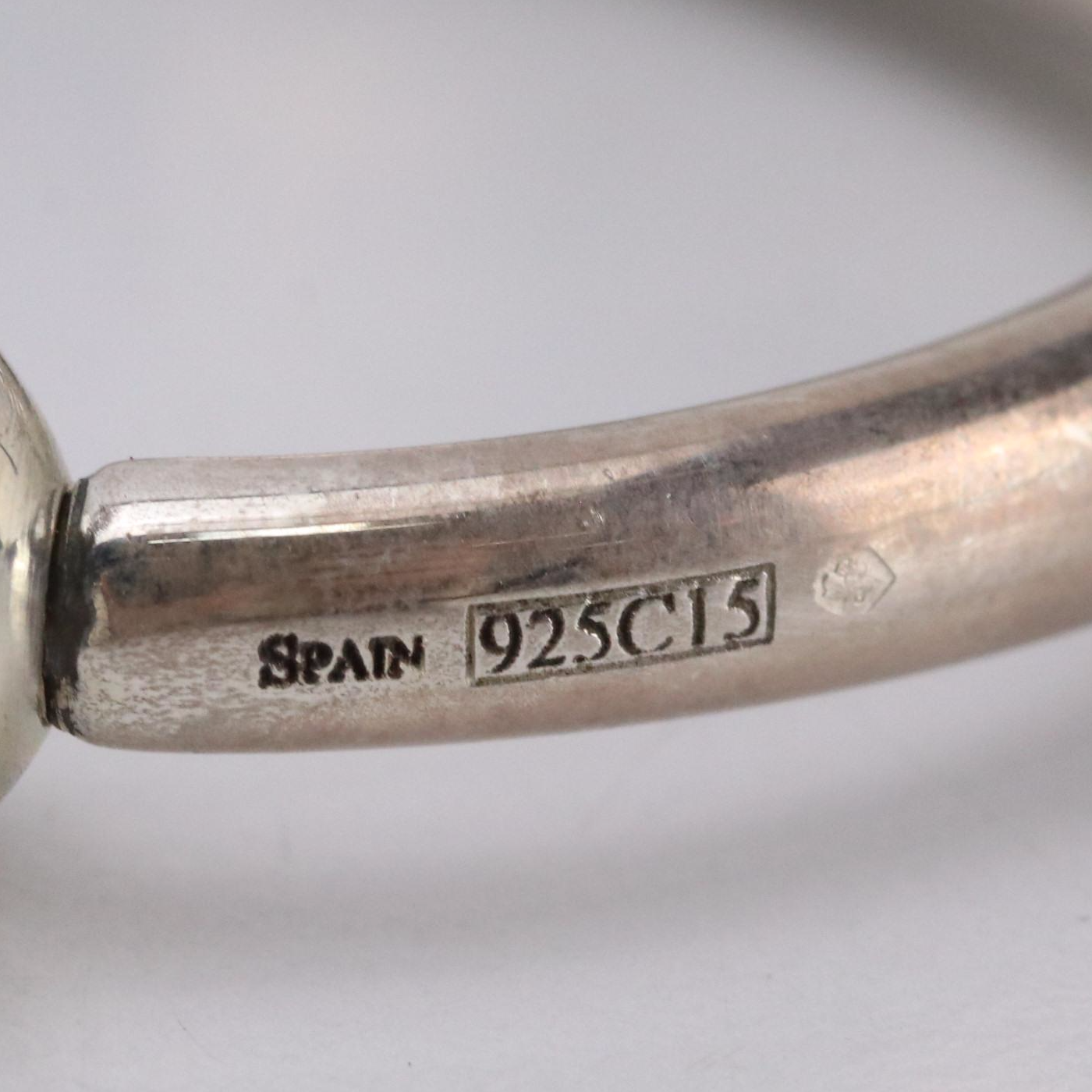 Cartier Vintage C Sterling Key Ring