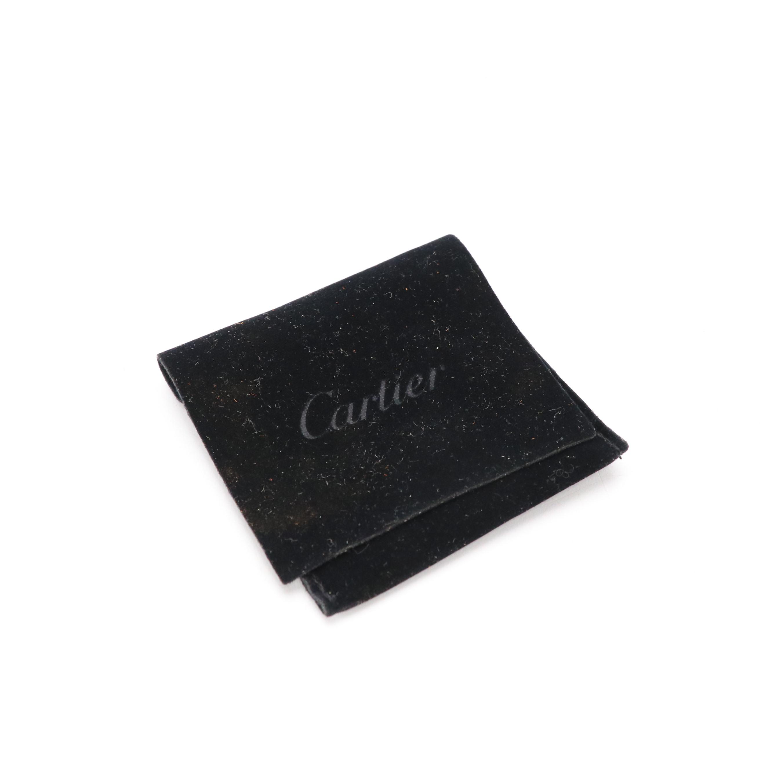 Cartier Vintage C Sterling Key Ring